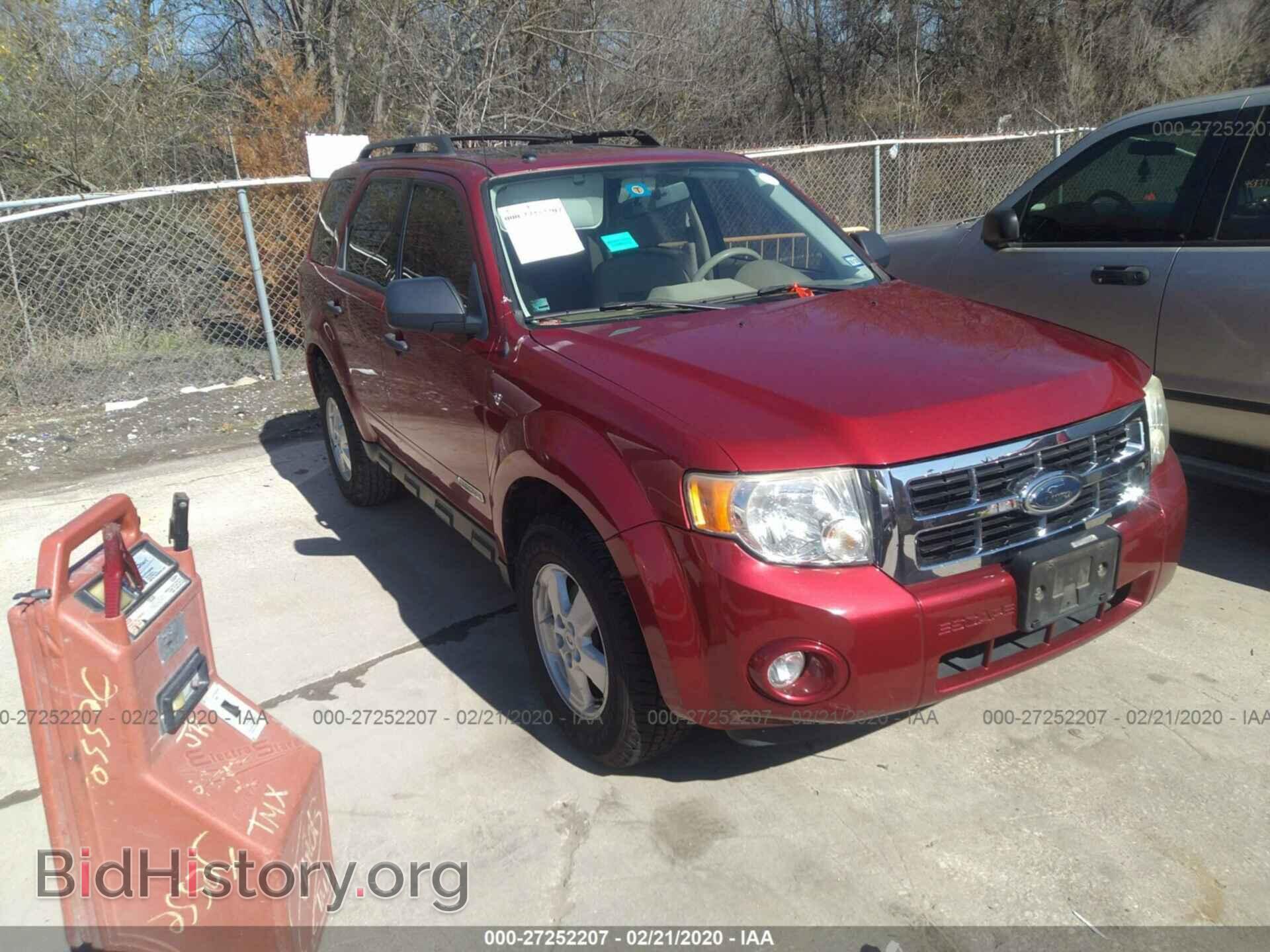 Фотография 1FMCU03168KE68252 - FORD ESCAPE 2008