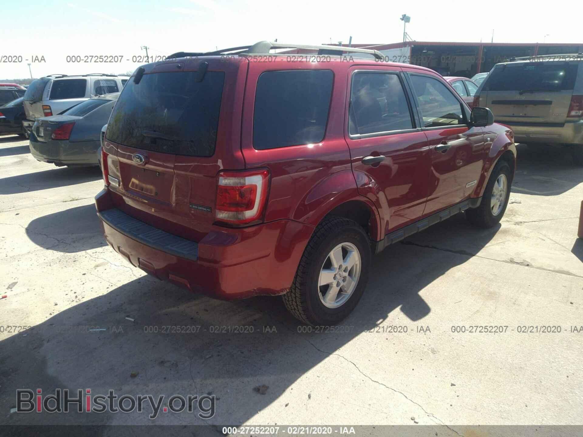 2008 Ford ESCAPE (VIN 1FMCU03168KE68252) — фото 4 из 11