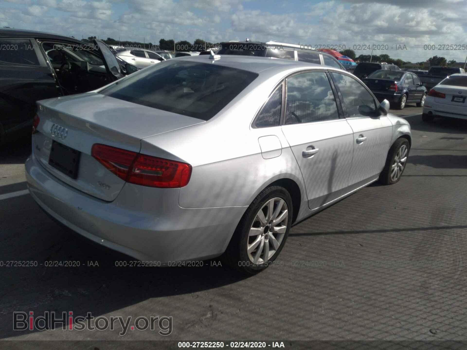 2013 AUDI A4 - VIN: WAUAFAFL0DN020510 - Photo 4
