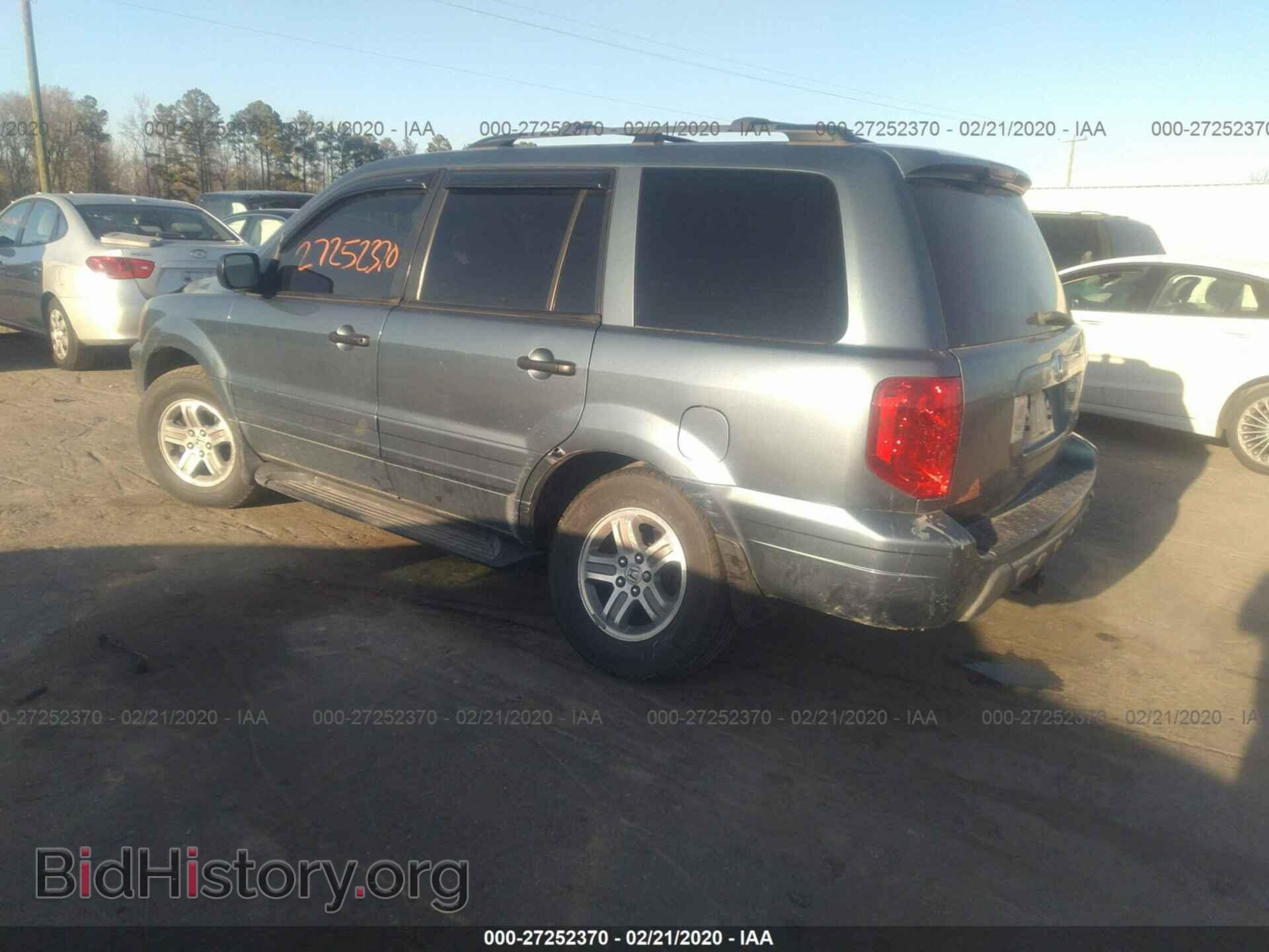 2005 HONDA PILOT - VIN: 2HKYF18665H504515 - Фото 3