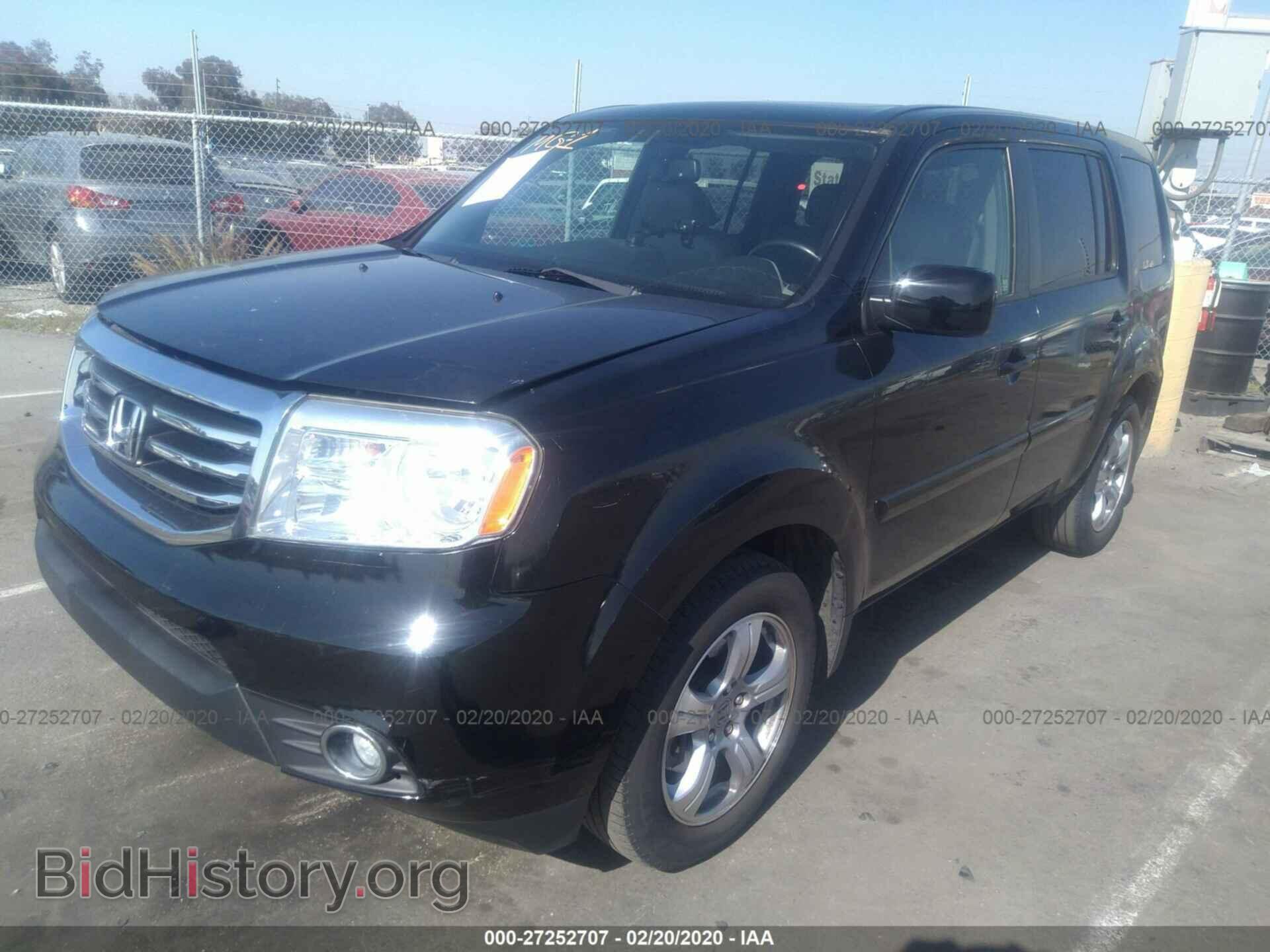 2014 HONDA PILOT - VIN: 5FNYF3H55EB009823 - Фото 2