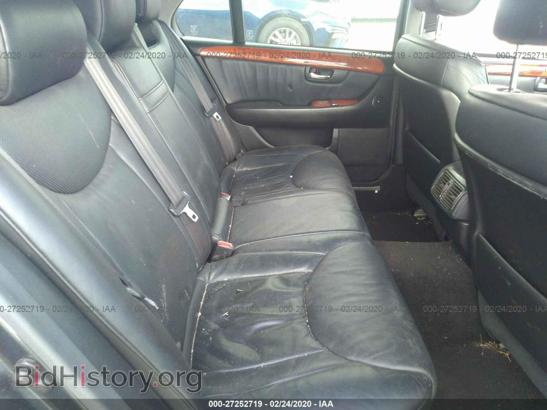 2005 LEXUS LS - VIN: JTHBN36FX55002564 - Фото 8