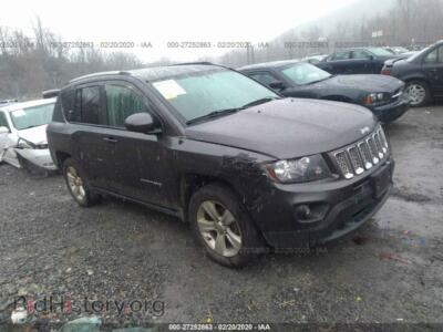2014 Jeep COMPASS Latitude, серый — VIN 1C4NJDEB9ED827175, IAAI