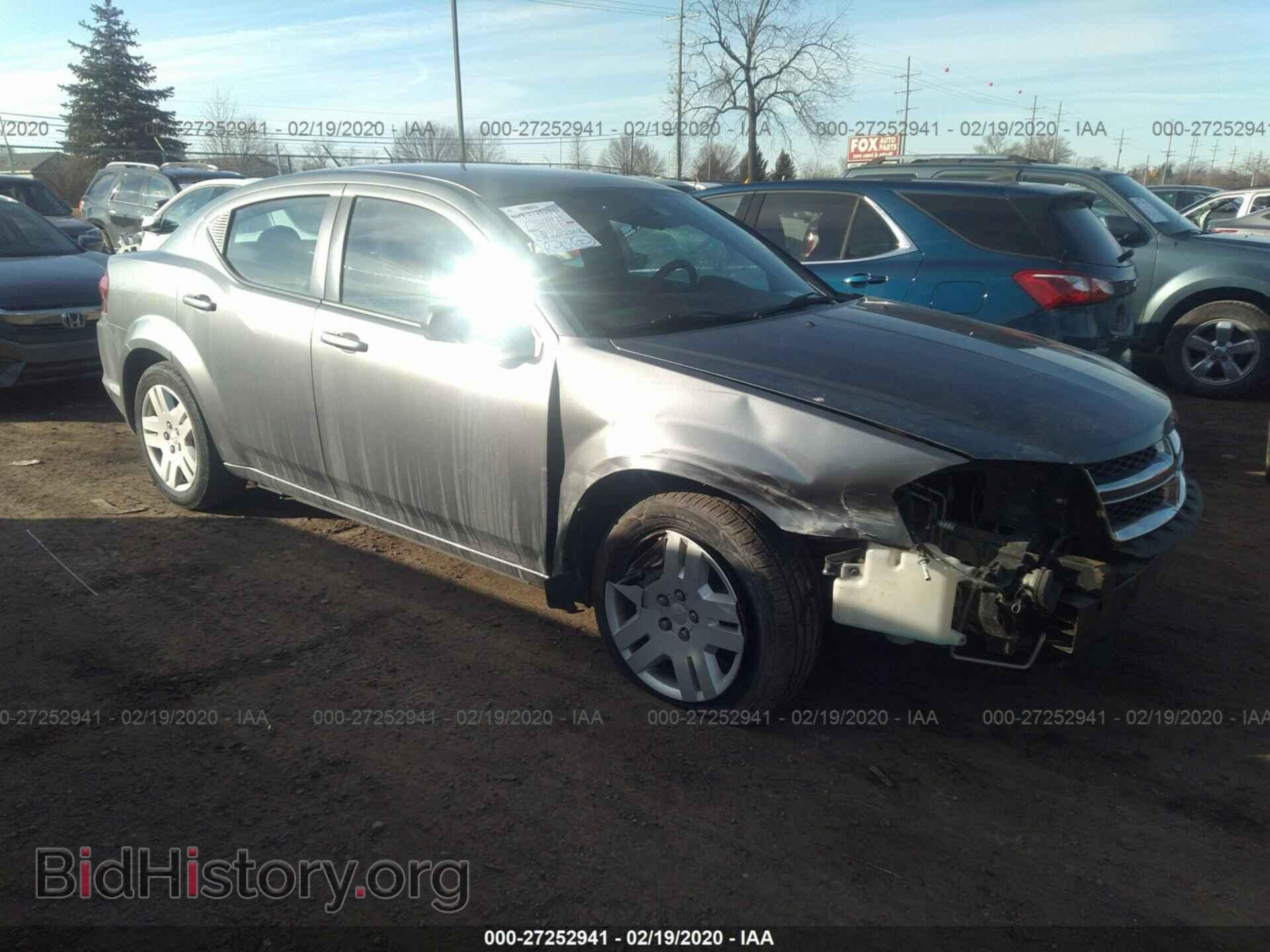 Фотография 1C3CDZAB2CN109819 - DODGE AVENGER 2012
