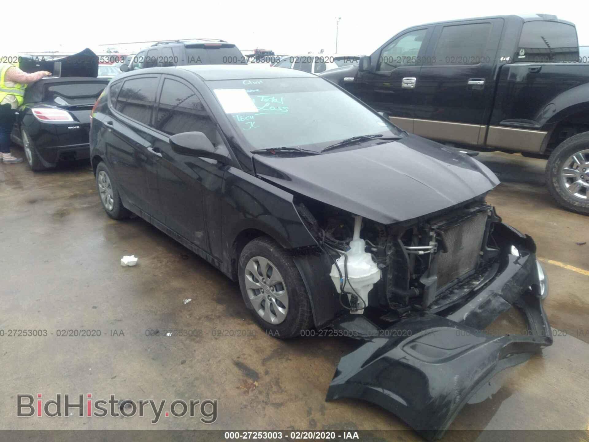 Фотография KMHCT5AE7HU355131 - HYUNDAI ACCENT 2017