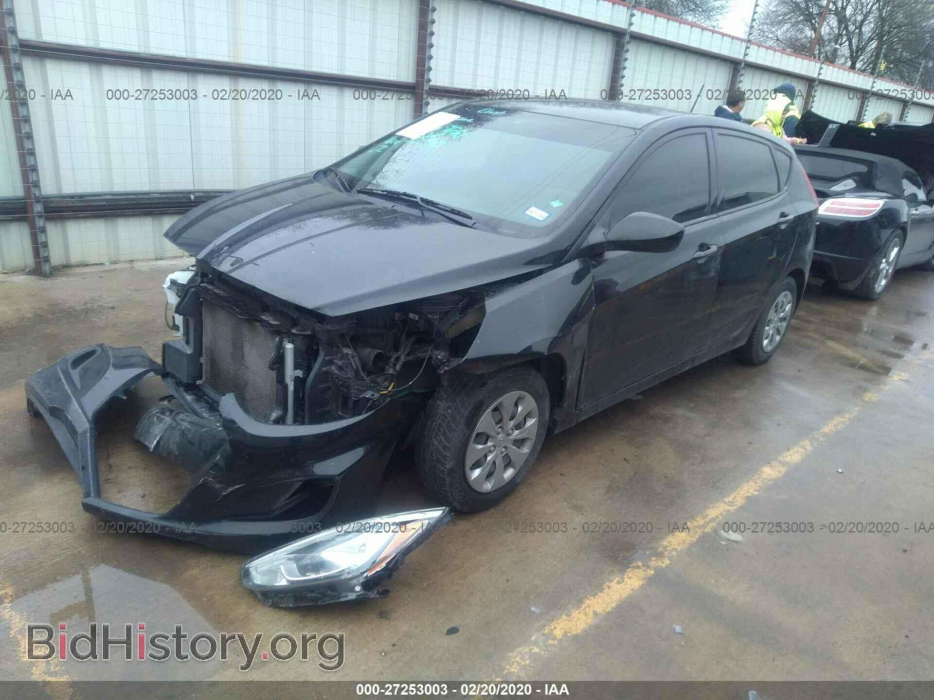 2017 HYUNDAI ACCENT - VIN: KMHCT5AE7HU355131 - Фото 2