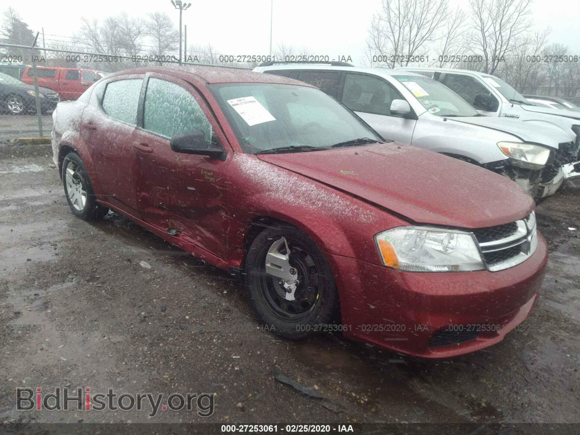 Photo 1C3CDZAB3EN224352 - DODGE AVENGER 2014