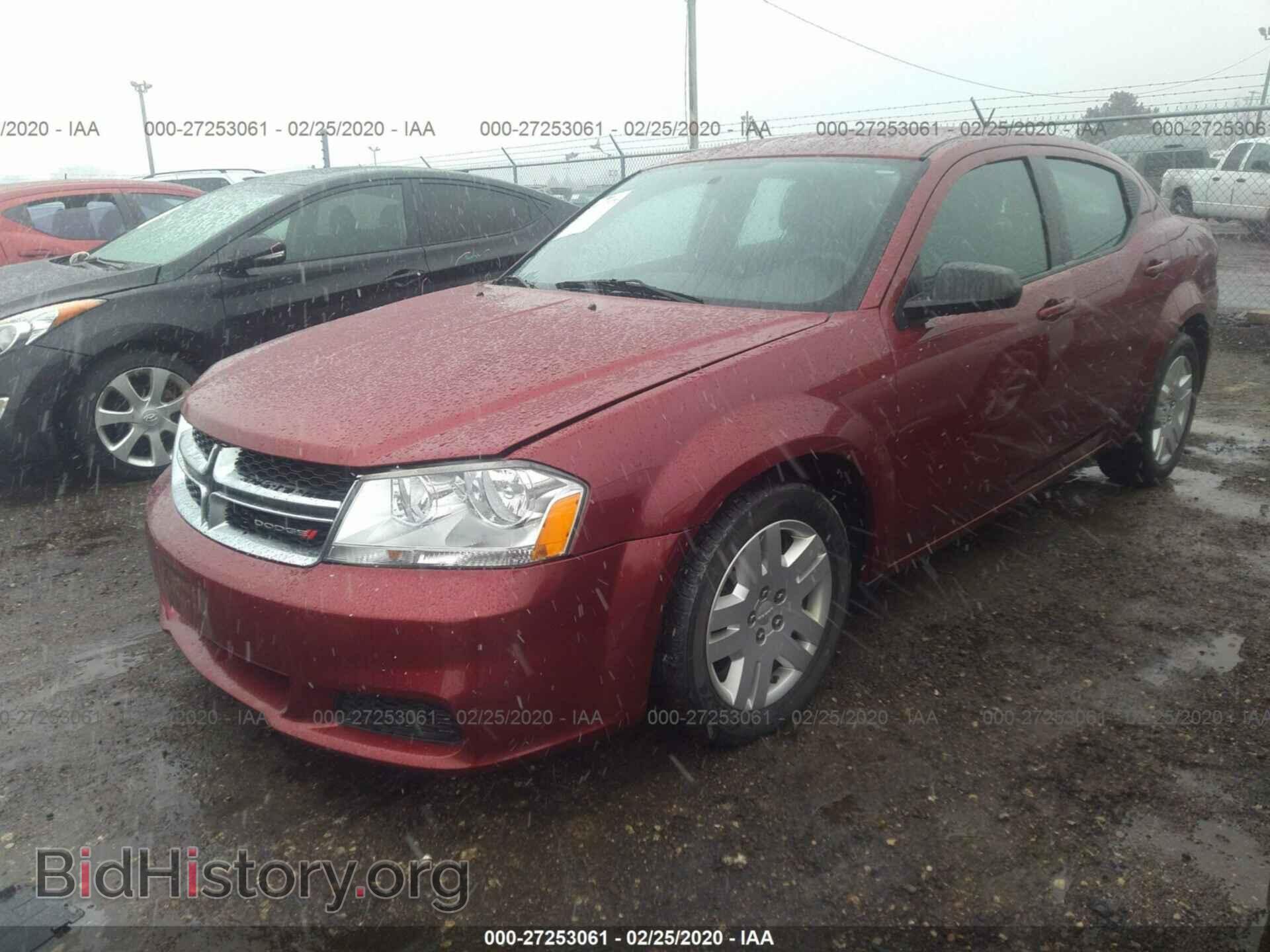 2014 DODGE AVENGER - VIN: 1C3CDZAB3EN224352 - Фото 2