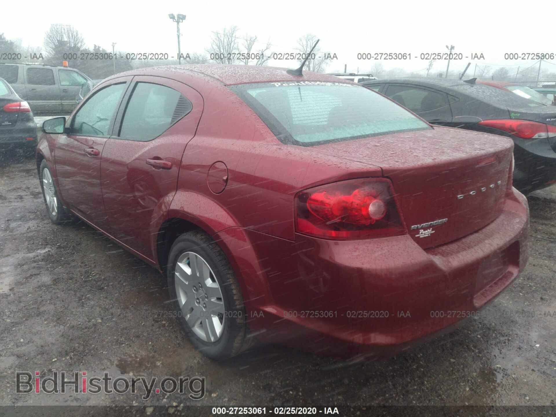 2014 DODGE AVENGER - VIN: 1C3CDZAB3EN224352 - Фото 3