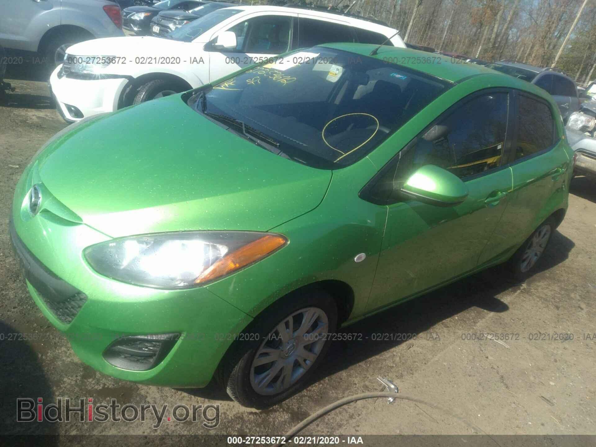 2011 MAZDA MAZDA2 - VIN: JM1DE1HZ0B0128446 - Фото 2