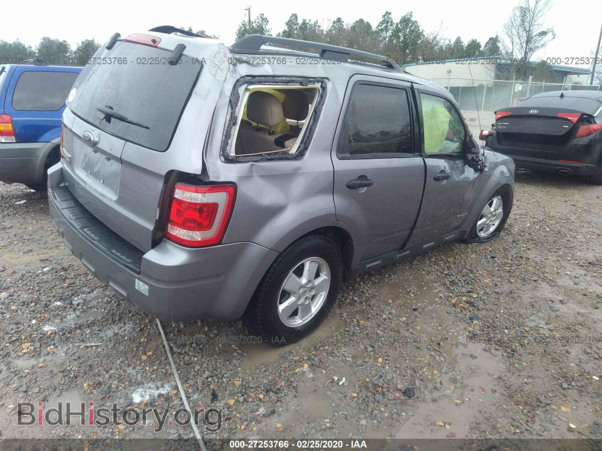 2008 FORD ESCAPE - VIN: 1FMCU03188KB83987 - Фото 4