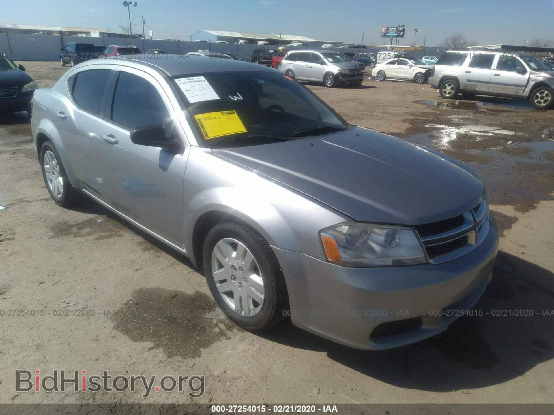 Фотография 1C3CDZAG5DN748452 - DODGE AVENGER 2013