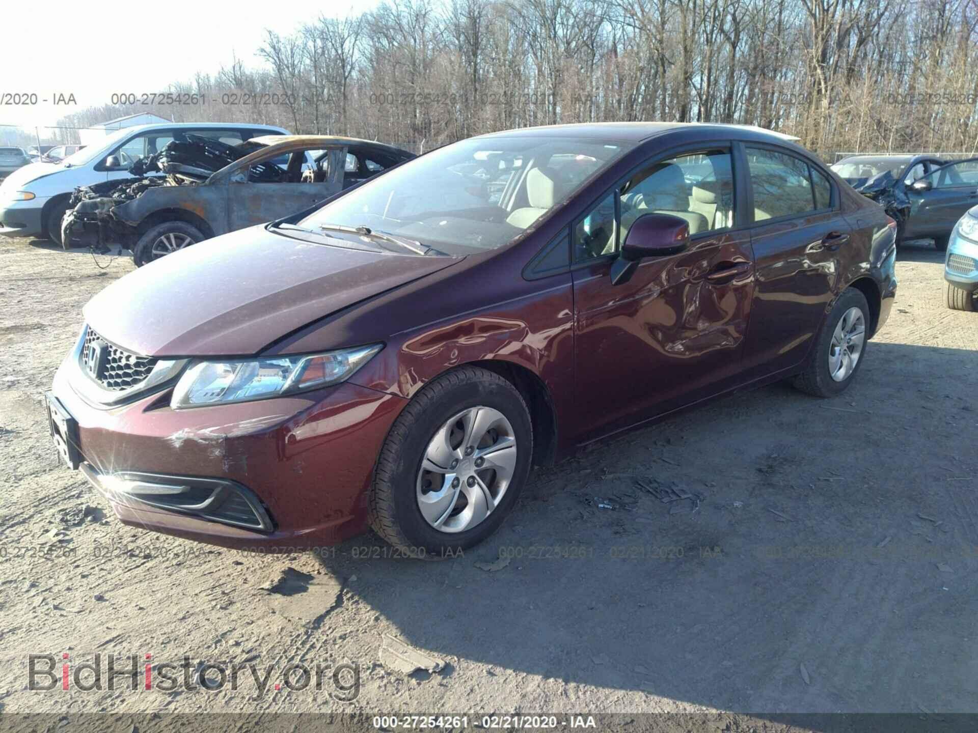 2013 HONDA CIVIC - VIN: 19XFB2F56DE010595 - Фото 2