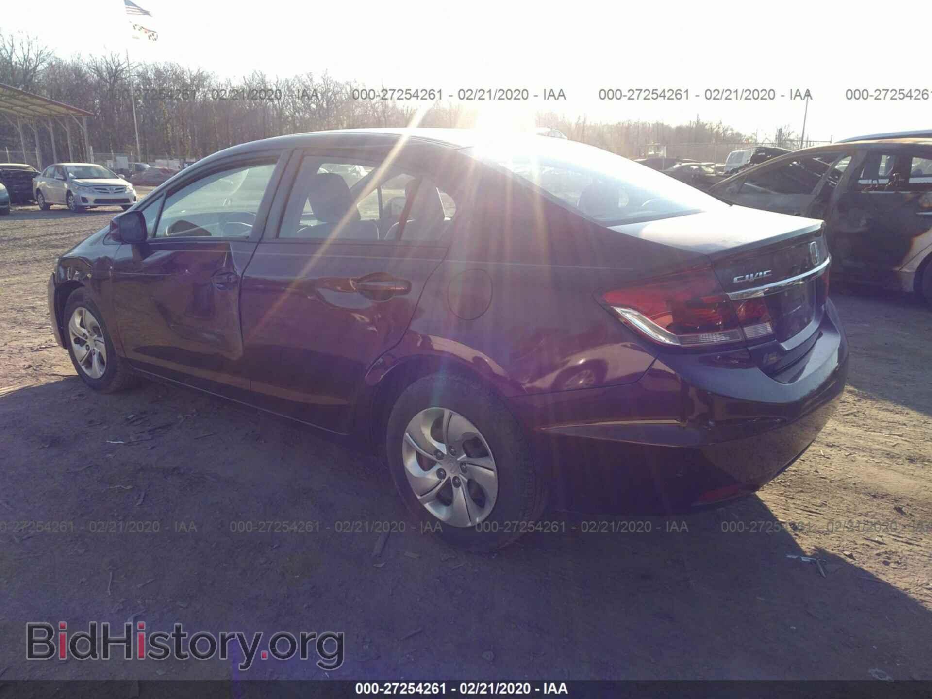 2013 HONDA CIVIC - VIN: 19XFB2F56DE010595 - Фото 3