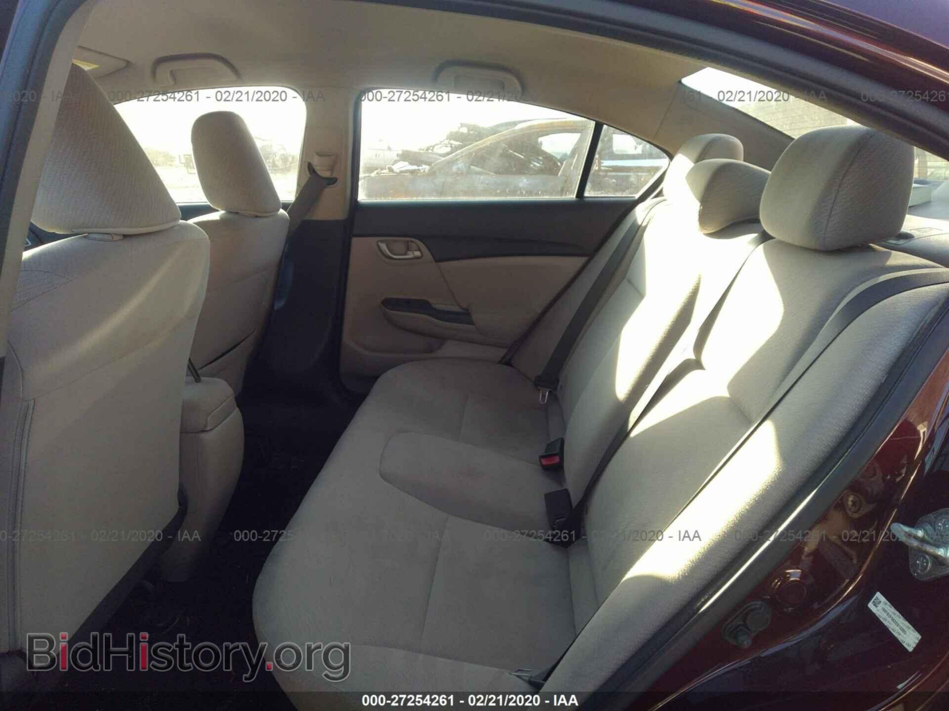 2013 HONDA CIVIC - VIN: 19XFB2F56DE010595 - Фото 8