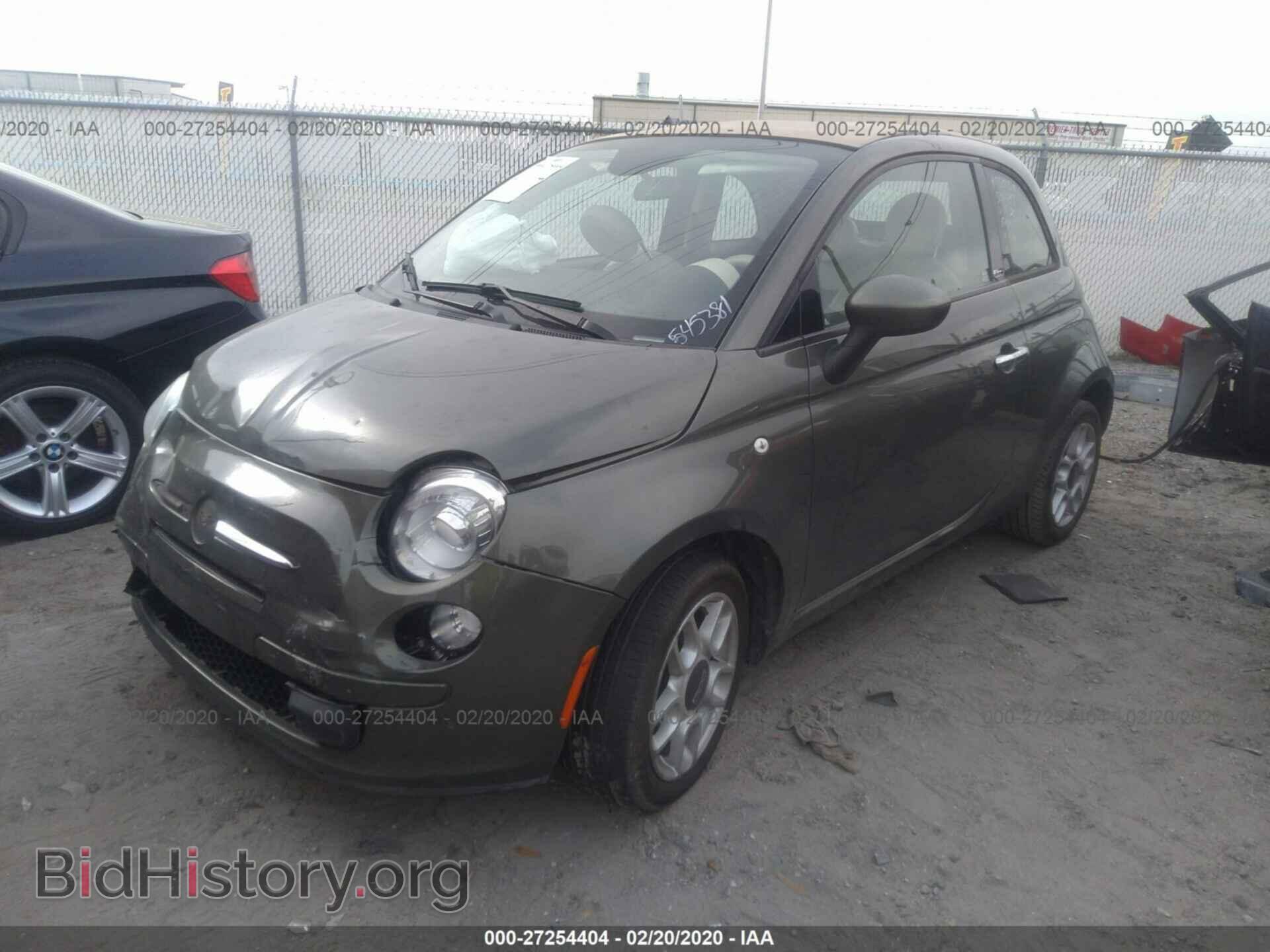 2015 FIAT 500 - VIN: 3C3CFFDR0FT545381 - Фото 2