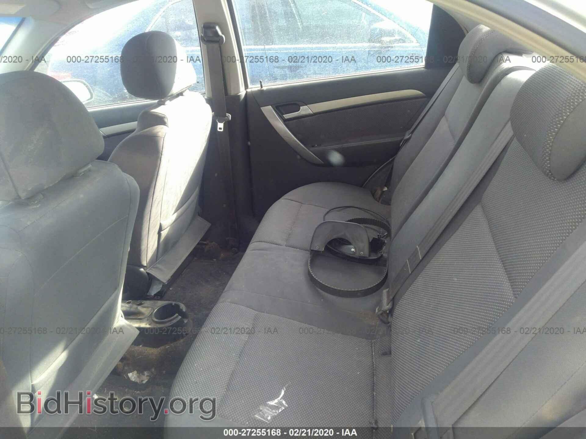 2007 CHEVROLET AVEO - VIN: KL1TD56607B073207 - Фото 8