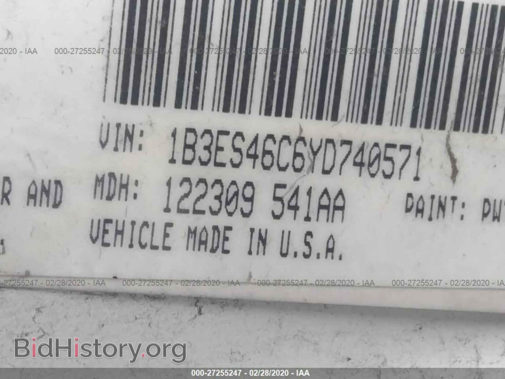 2000 DODGE NEON - VIN: 1B3ES46C6YD740571 - Фото 9