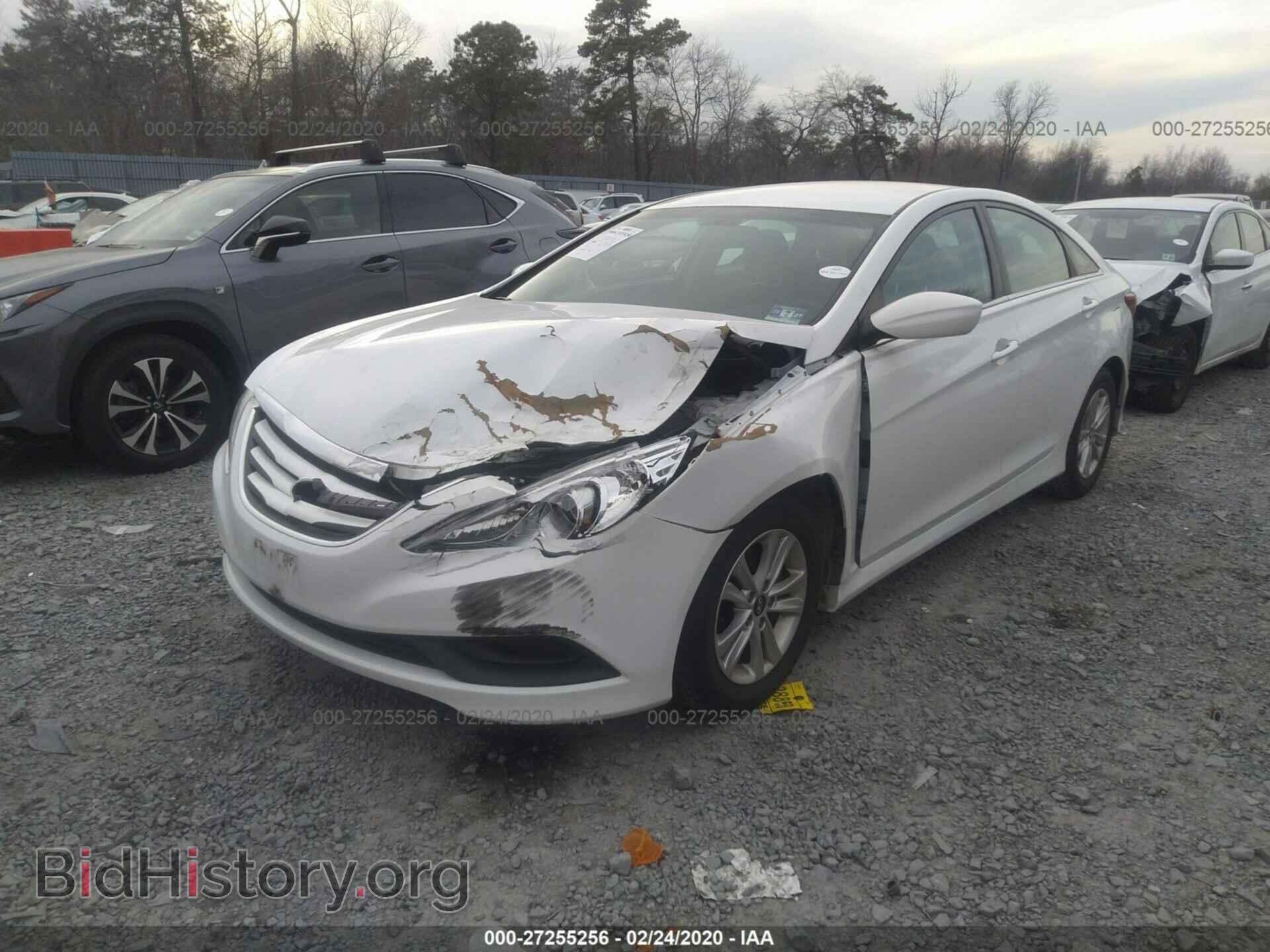 2014 HYUNDAI SONATA - VIN: 5NPEB4AC0EH858062 - Фото 2