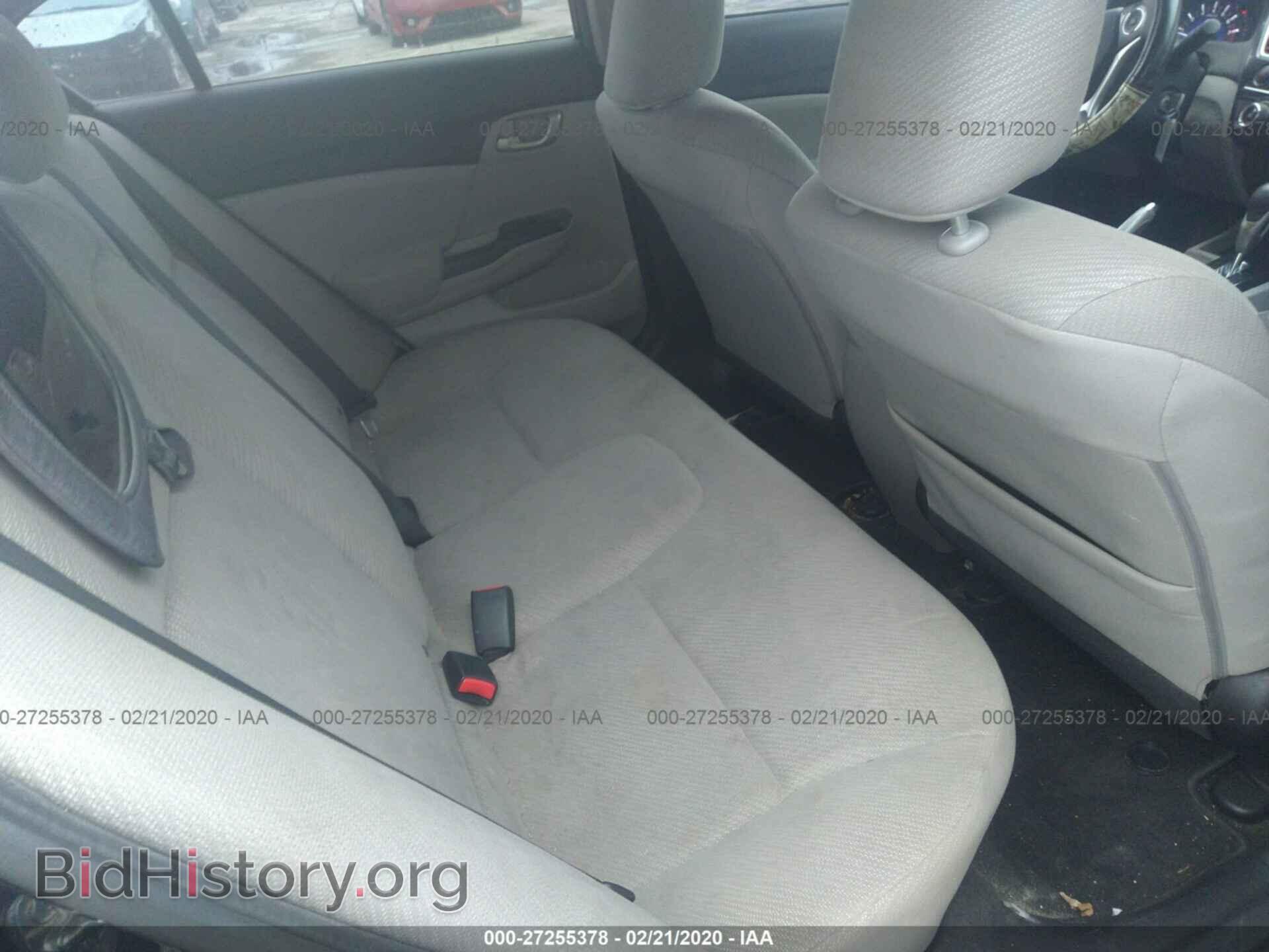 2013 HONDA CIVIC - VIN: 19XFB2F56DE047274 - Фото 8