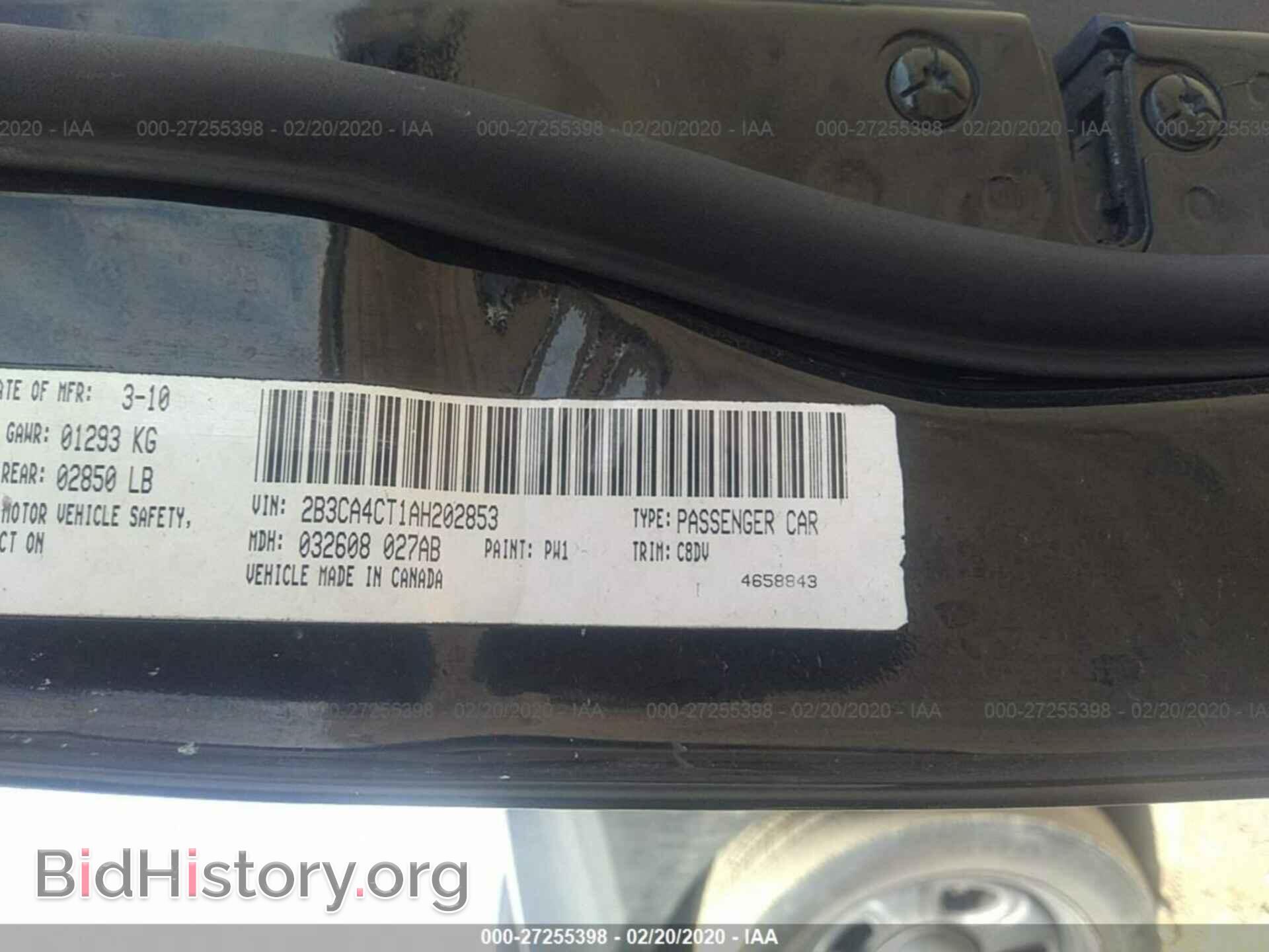 2010 DODGE CHARGER - VIN: 2B3CA4CT1AH202853 - Фото 9