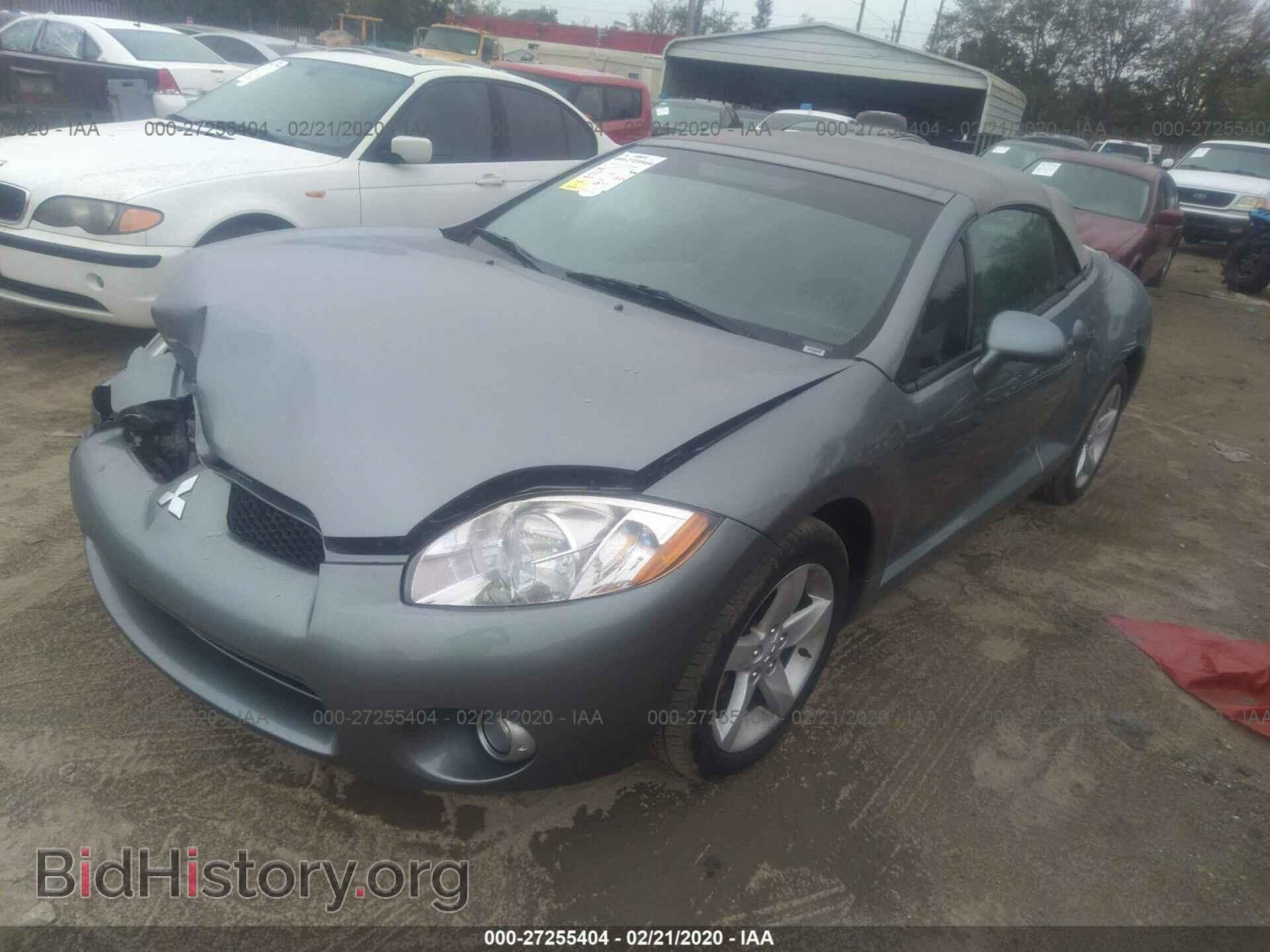 2007 MITSUBISHI ECLIPSE - VIN: 4A3AL25F67E029291 - Photo 2