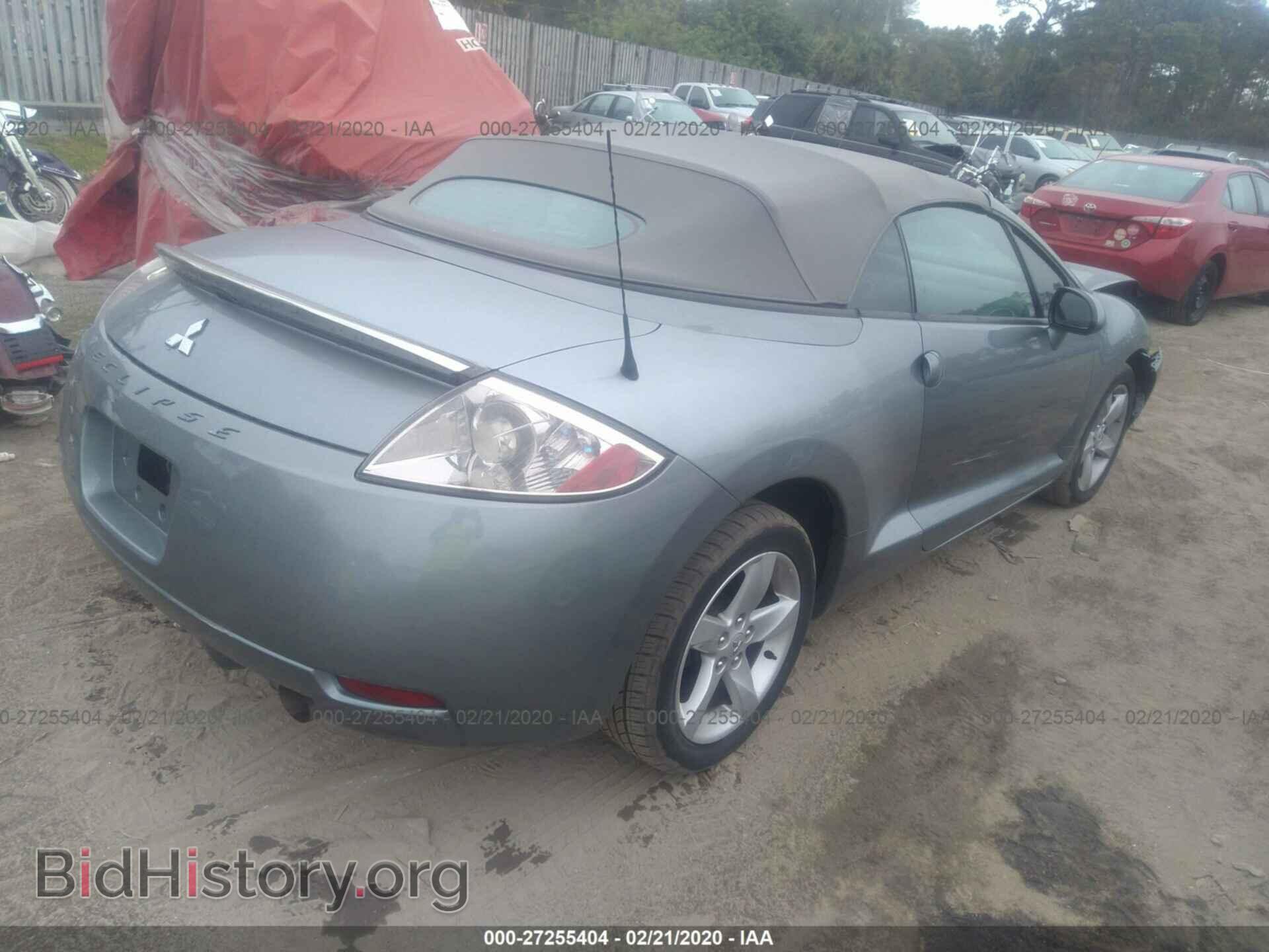 2007 MITSUBISHI ECLIPSE - VIN: 4A3AL25F67E029291 - Photo 4
