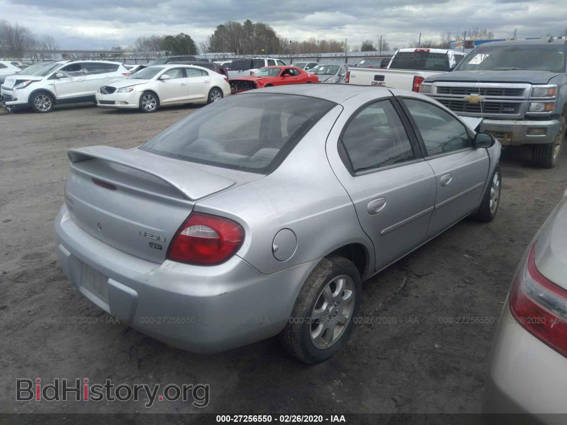2005 DODGE NEON - VIN: 1B3ES56C25D136310 - Фото 4