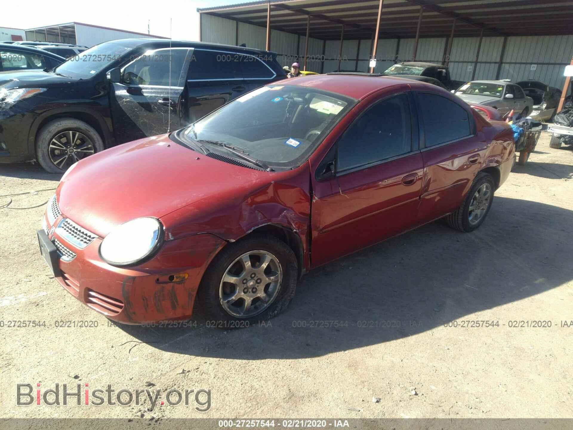 2005 DODGE NEON - VIN: 1B3ES56C05D237393 - Фото 2
