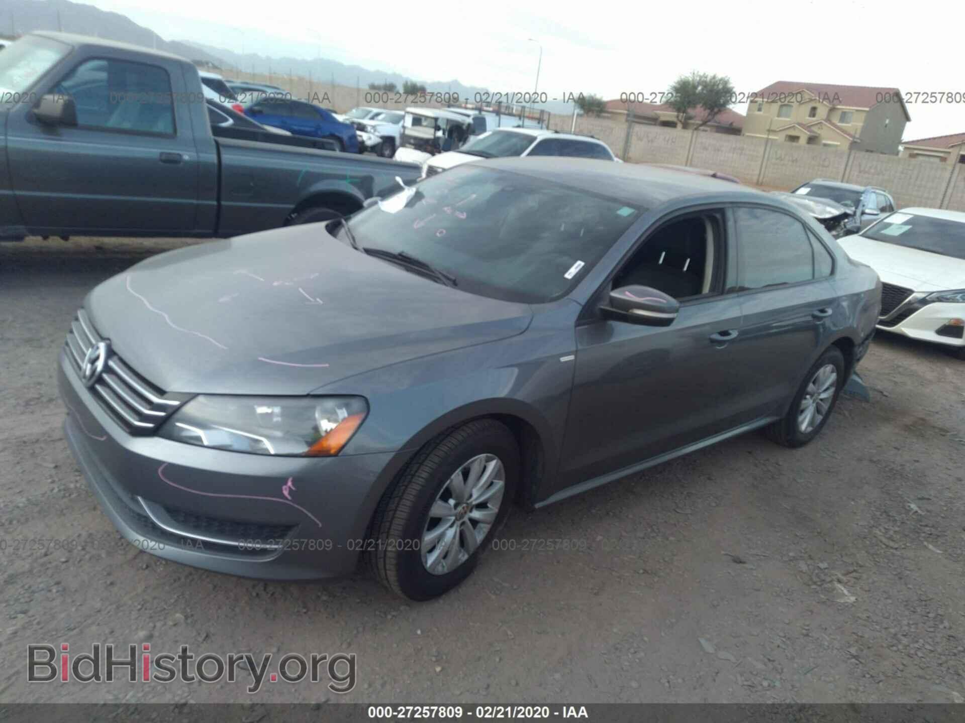 2014 VOLKSWAGEN PASSAT - VIN: 1VWAT7A32EC071622 - Фото 2