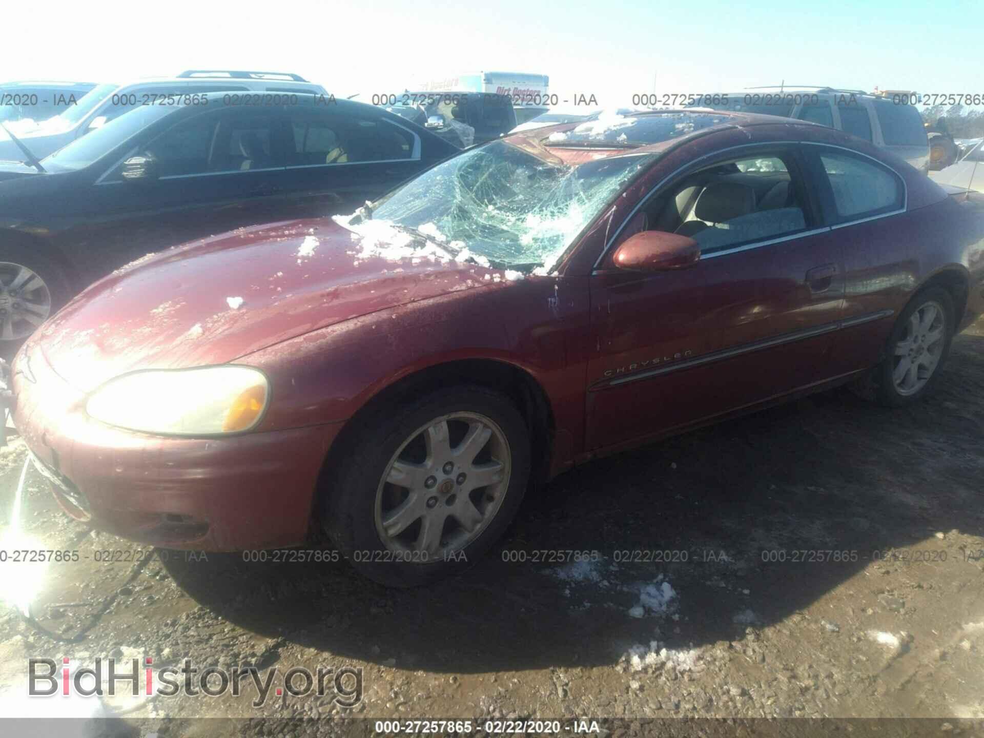 2001 CHRYSLER SEBRING - VIN: 4C3AG52H31E043772 - Фото 2