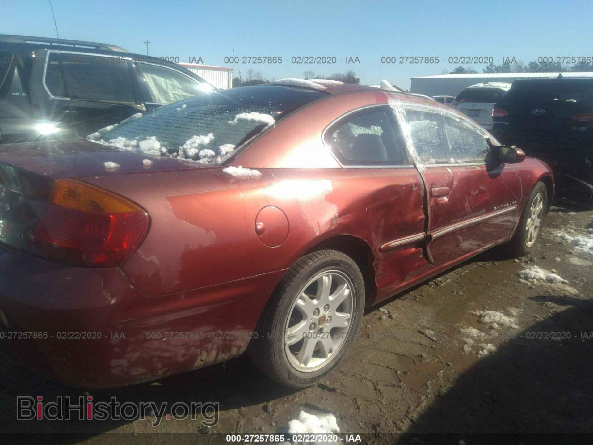 2001 CHRYSLER SEBRING - VIN: 4C3AG52H31E043772 - Фото 4
