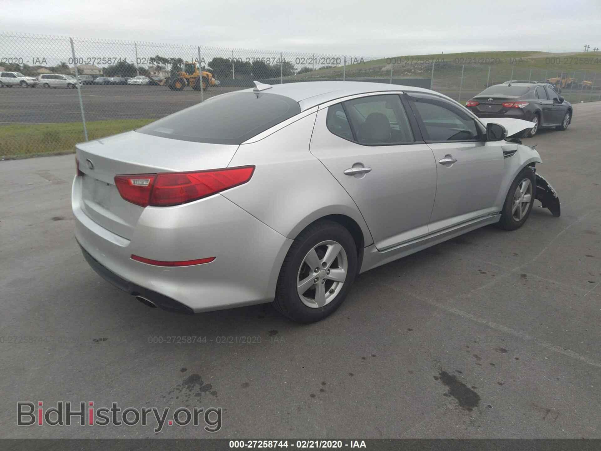 2015 KIA OPTIMA - VIN: 5XXGM4A79FG497417 - Фото 4