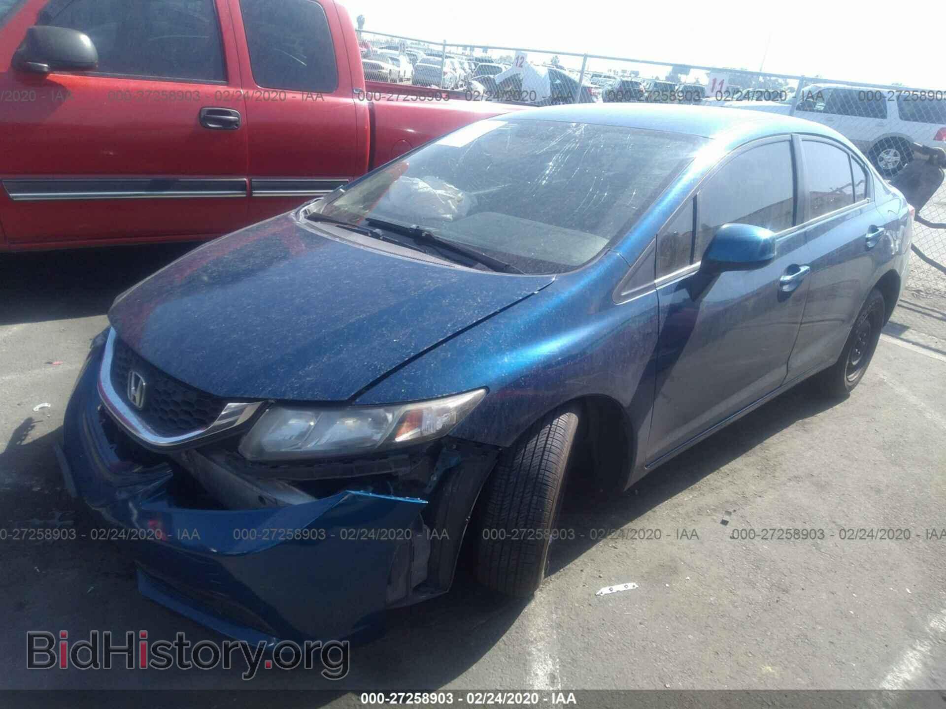 2013 HONDA CIVIC - VIN: 19XFB2F57DE229744 - Фото 2