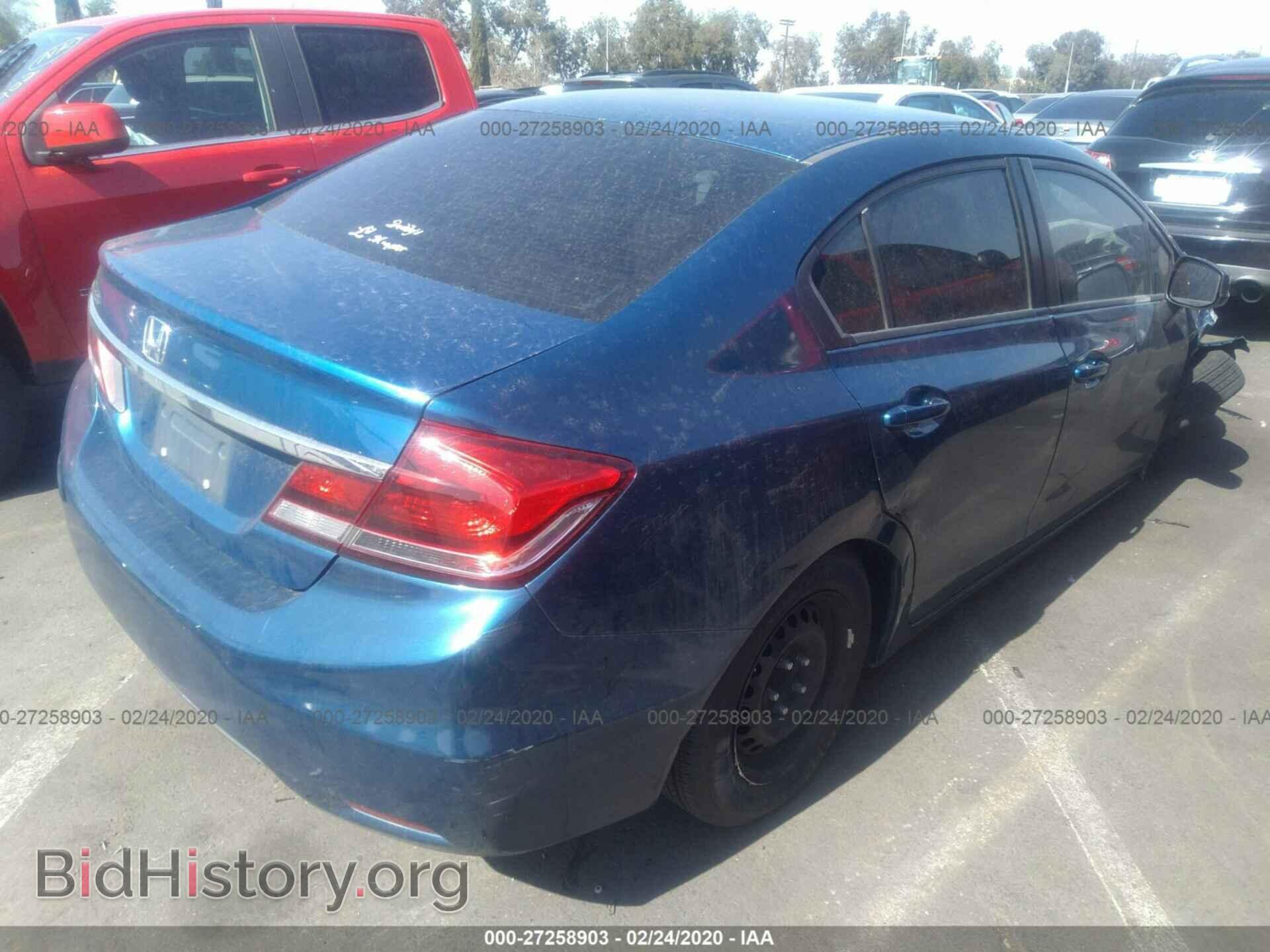 2013 HONDA CIVIC - VIN: 19XFB2F57DE229744 - Фото 4