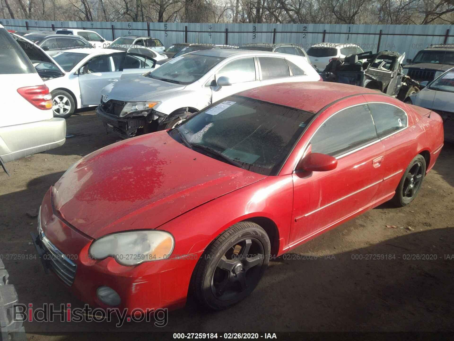 2003 CHRYSLER SEBRING - VIN: 4C3AG52H33E195814 - Photo 2