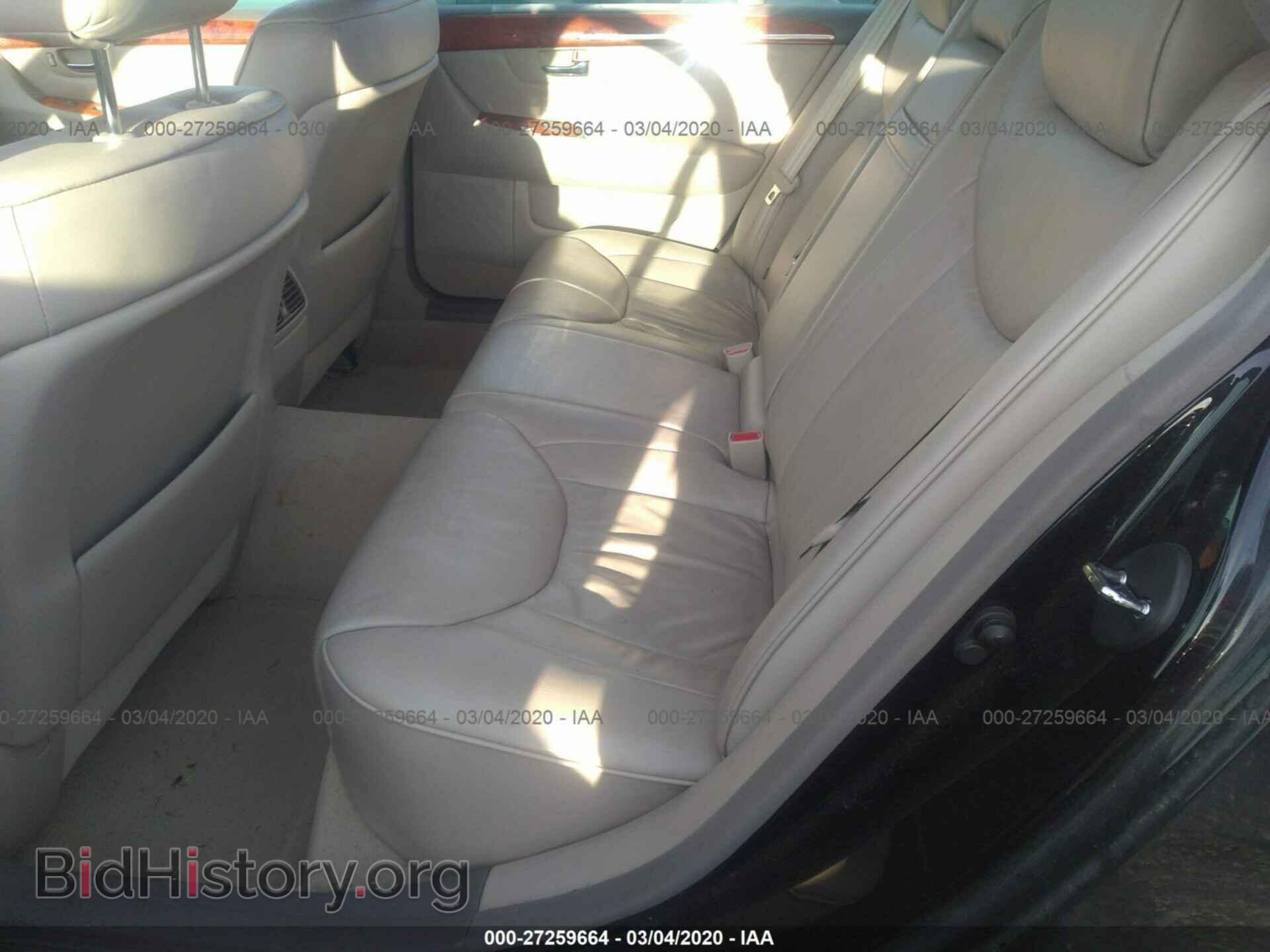 2002 LEXUS LS - VIN: JTHBN30F520070157 - Фото 8