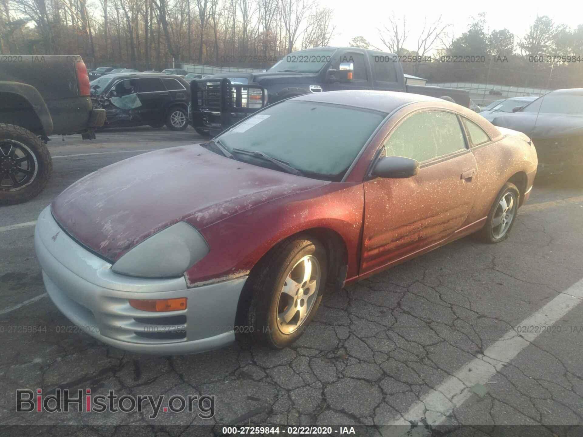 2002 MITSUBISHI ECLIPSE - VIN: 4A3AC34G92E042853 - Фото 2