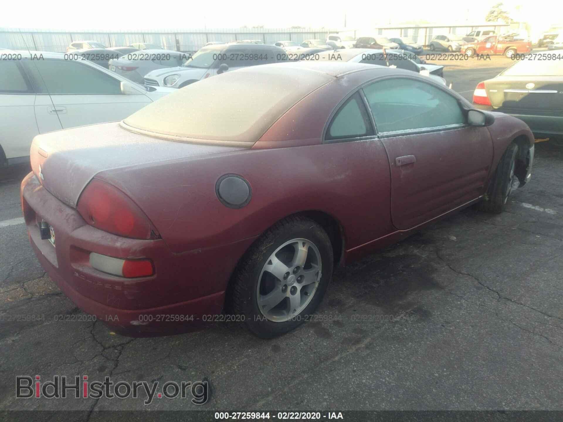 2002 MITSUBISHI ECLIPSE - VIN: 4A3AC34G92E042853 - Фото 4