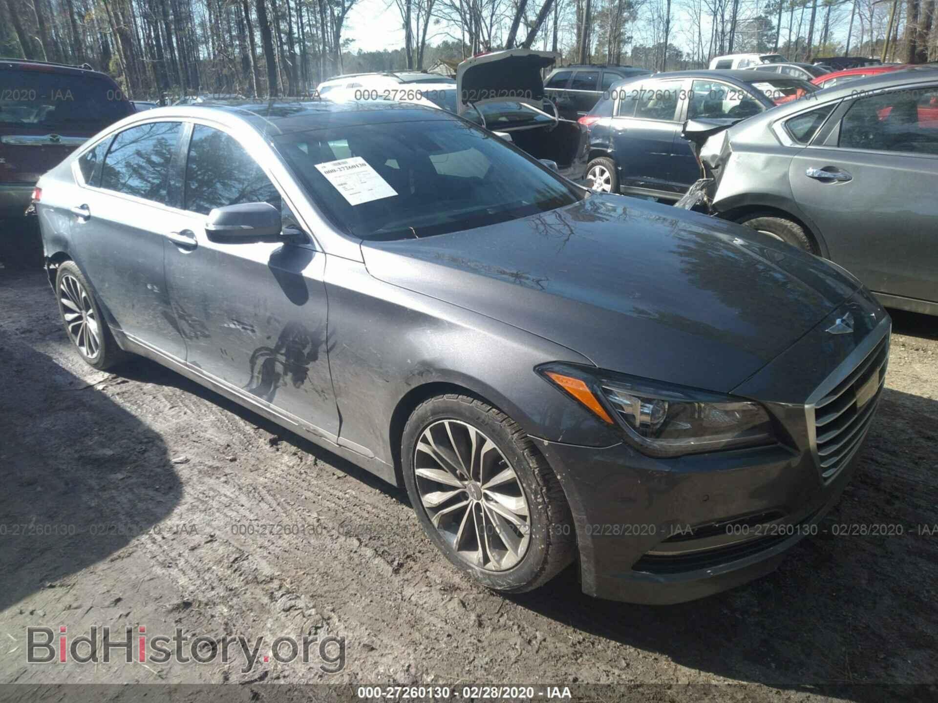 Photo KMHGN4JE7FU057732 - HYUNDAI GENESIS 2015