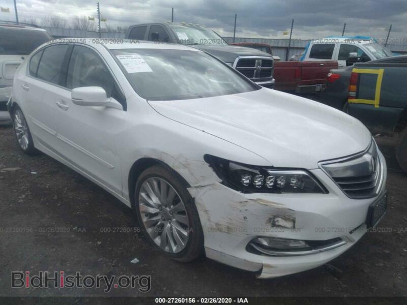 2014 Acura RLX Advance (VIN JH4KC1F96EC005008) — фото 1 из 11, IAAI, повреждение: передняя и задняя часть