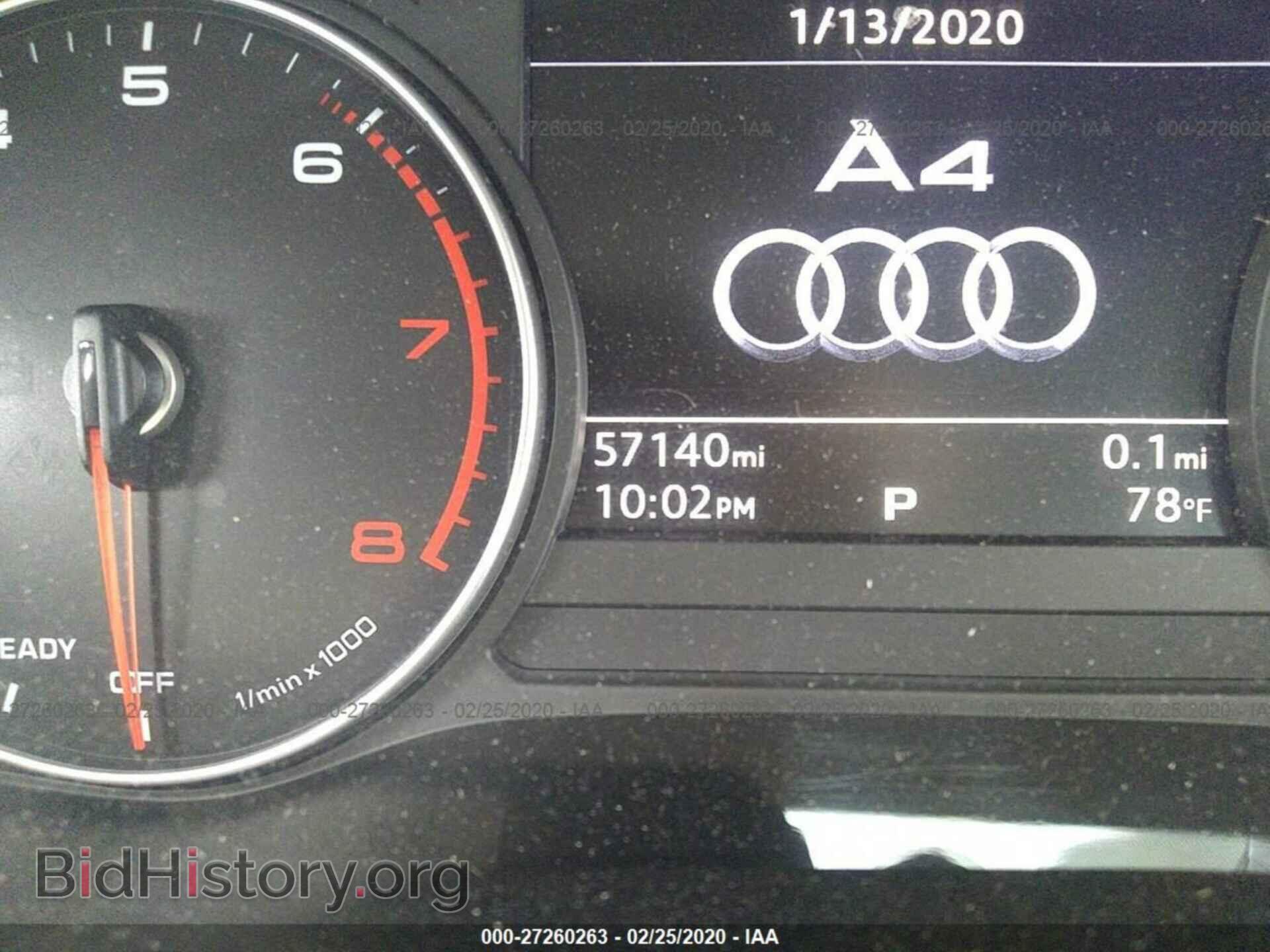 2017 AUDI A4 - VIN: WAUGNAF42HN058896 - Фото 7