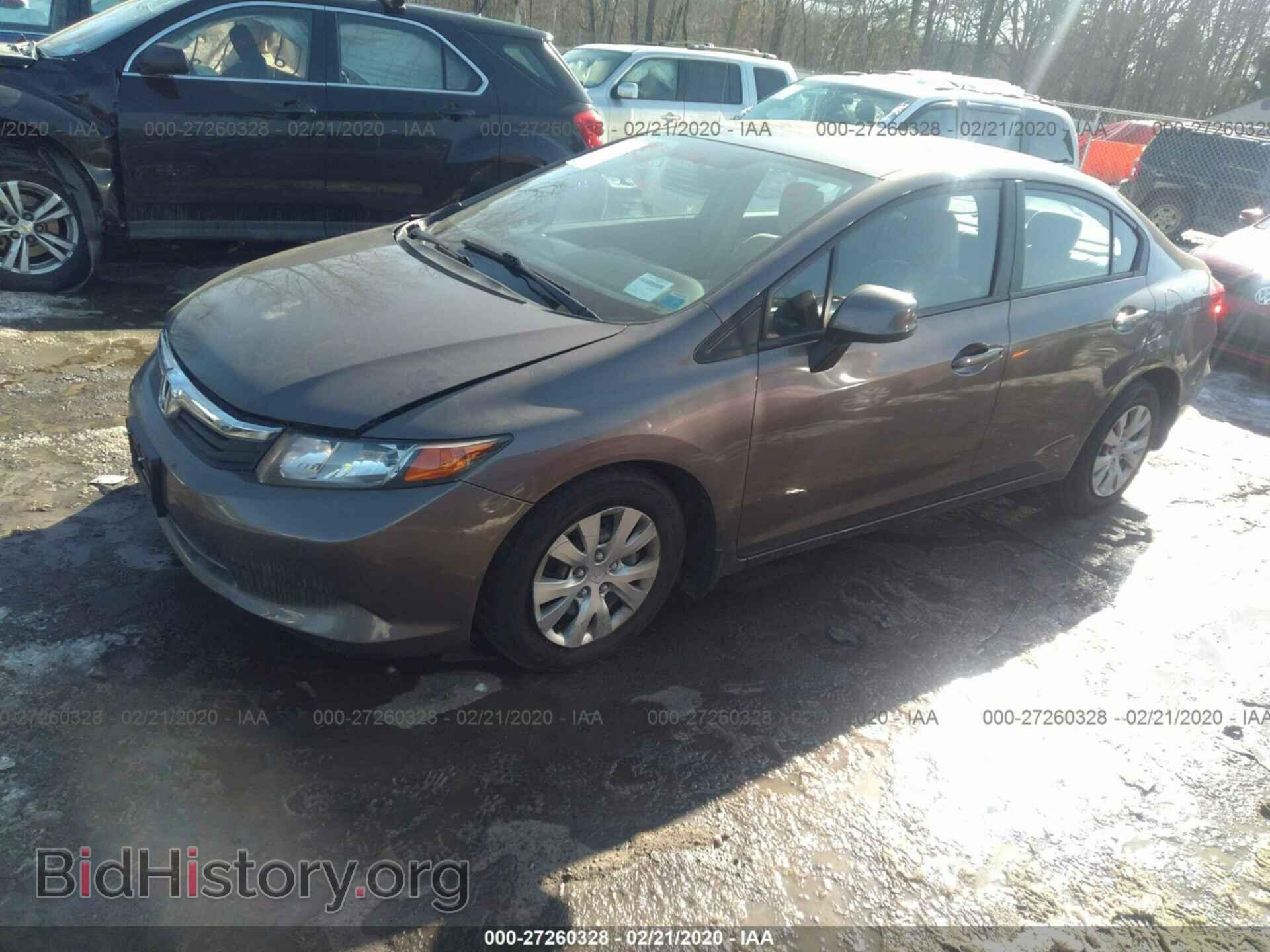 2012 HONDA CIVIC - VIN: 2HGFB2F5XCH561634 - Фото 2