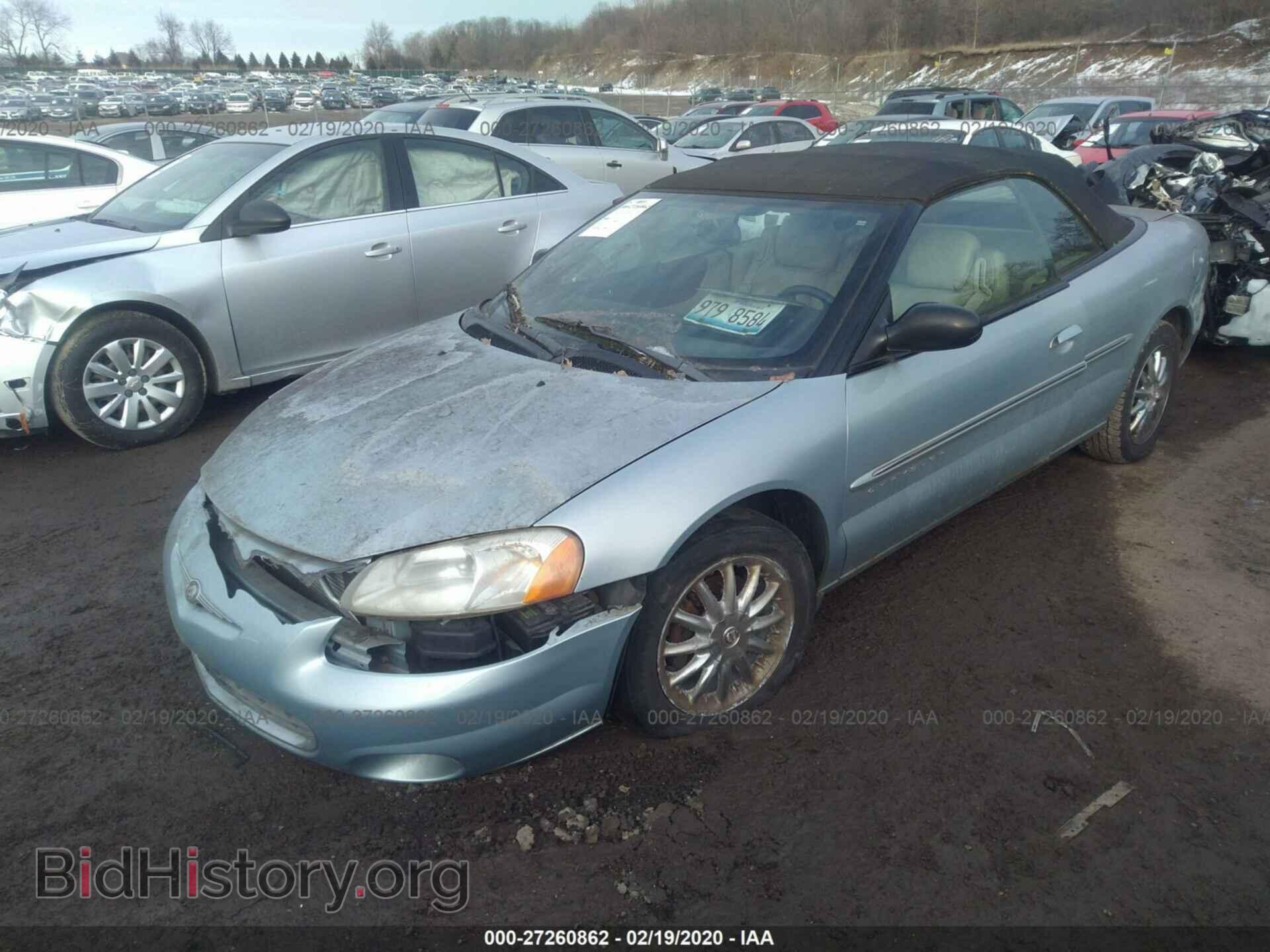 2001 CHRYSLER SEBRING - VIN: 1C3EL65U61N694200 - Фото 2
