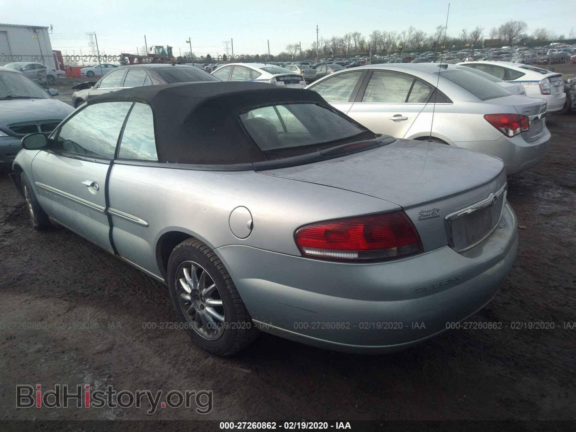 2001 CHRYSLER SEBRING - VIN: 1C3EL65U61N694200 - Фото 3