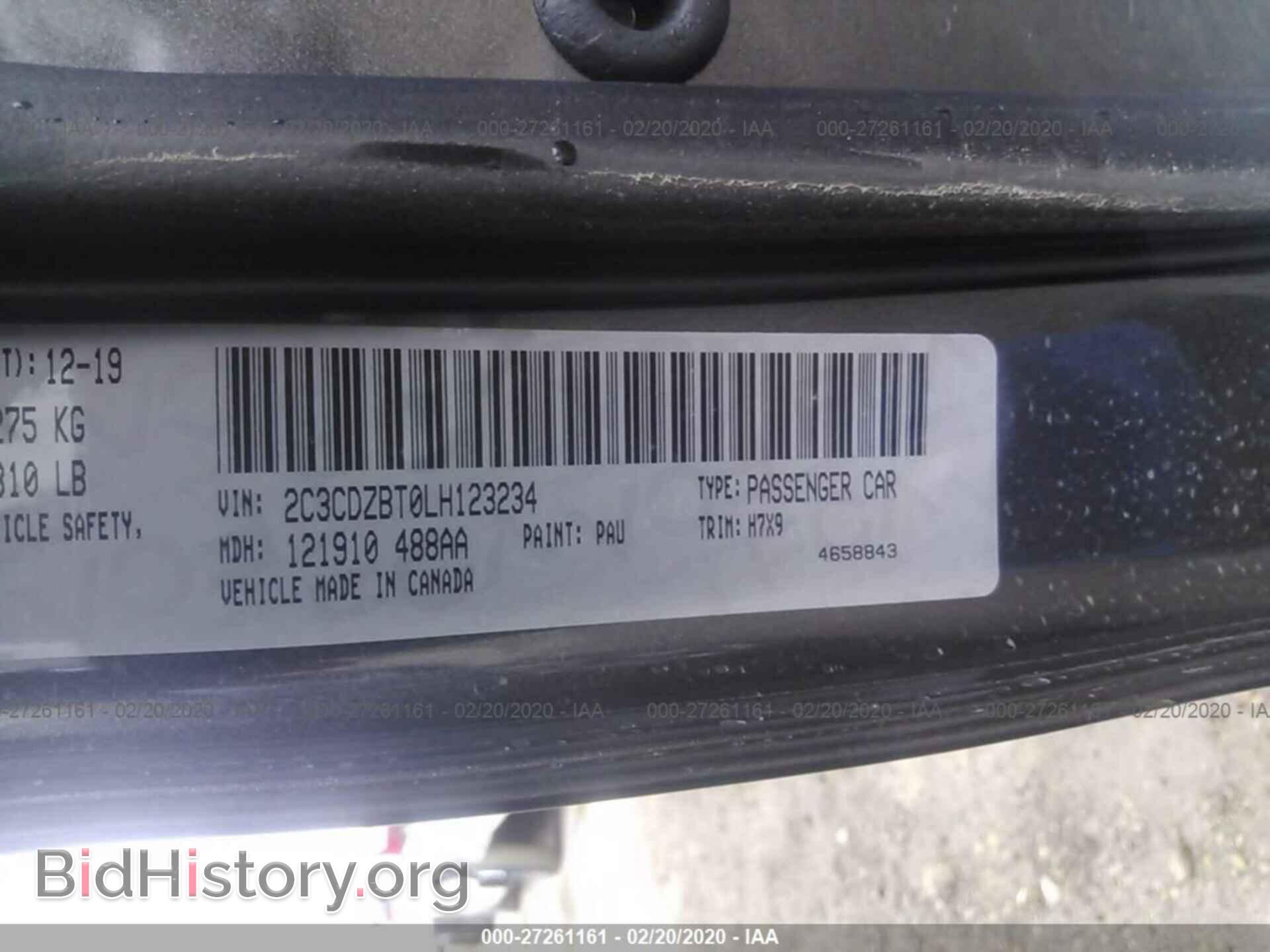 2020 DODGE CHALLENGER - VIN: 2C3CDZBT0LH123234 - Фото 9