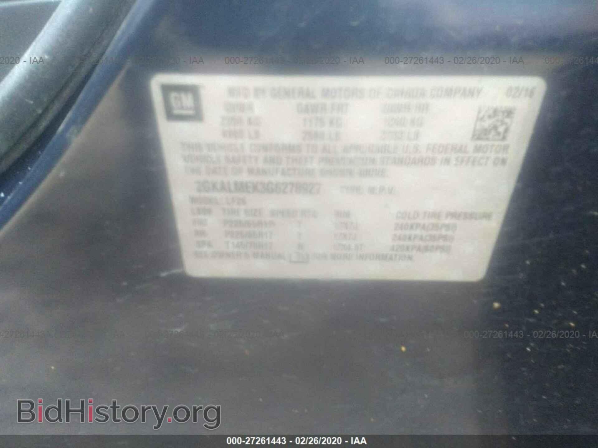 2016 GMC TERRAIN - VIN: 2GKALMEK3G6278927 - Фото 9