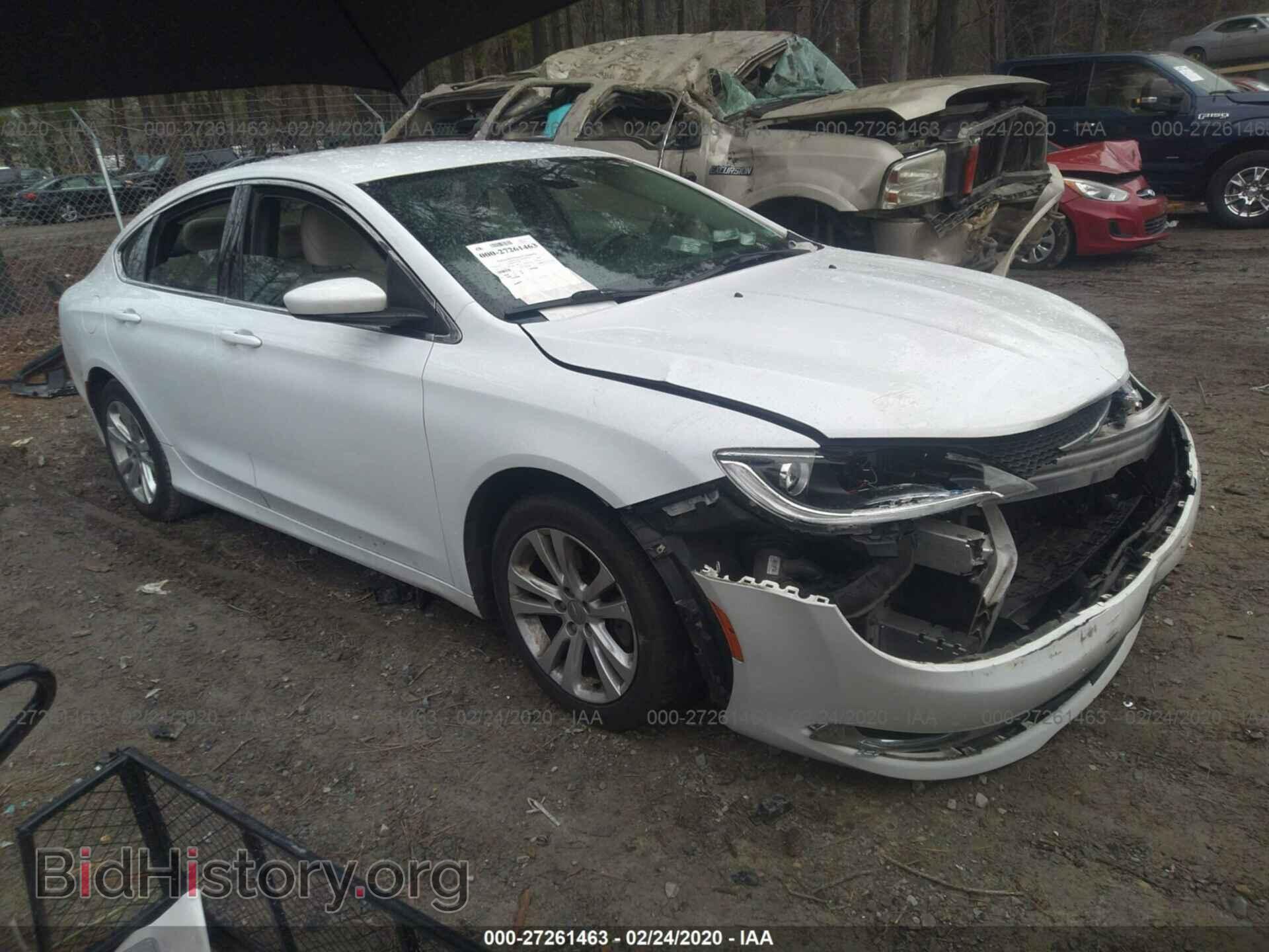 Photo 1C3CCCABXFN617198 - CHRYSLER 200 2015