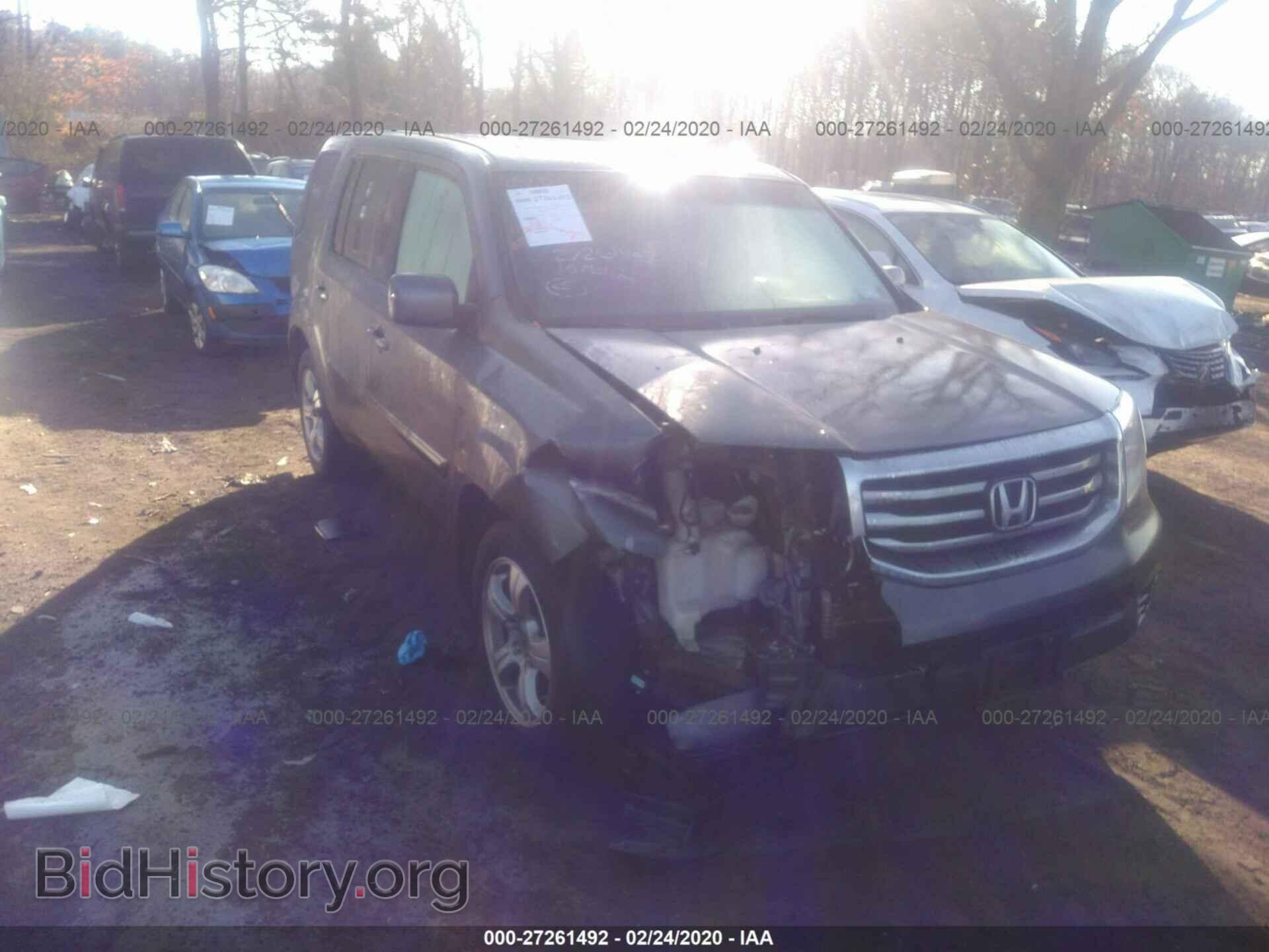 Фотография 5FNYF4H76FB043794 - HONDA PILOT 2015