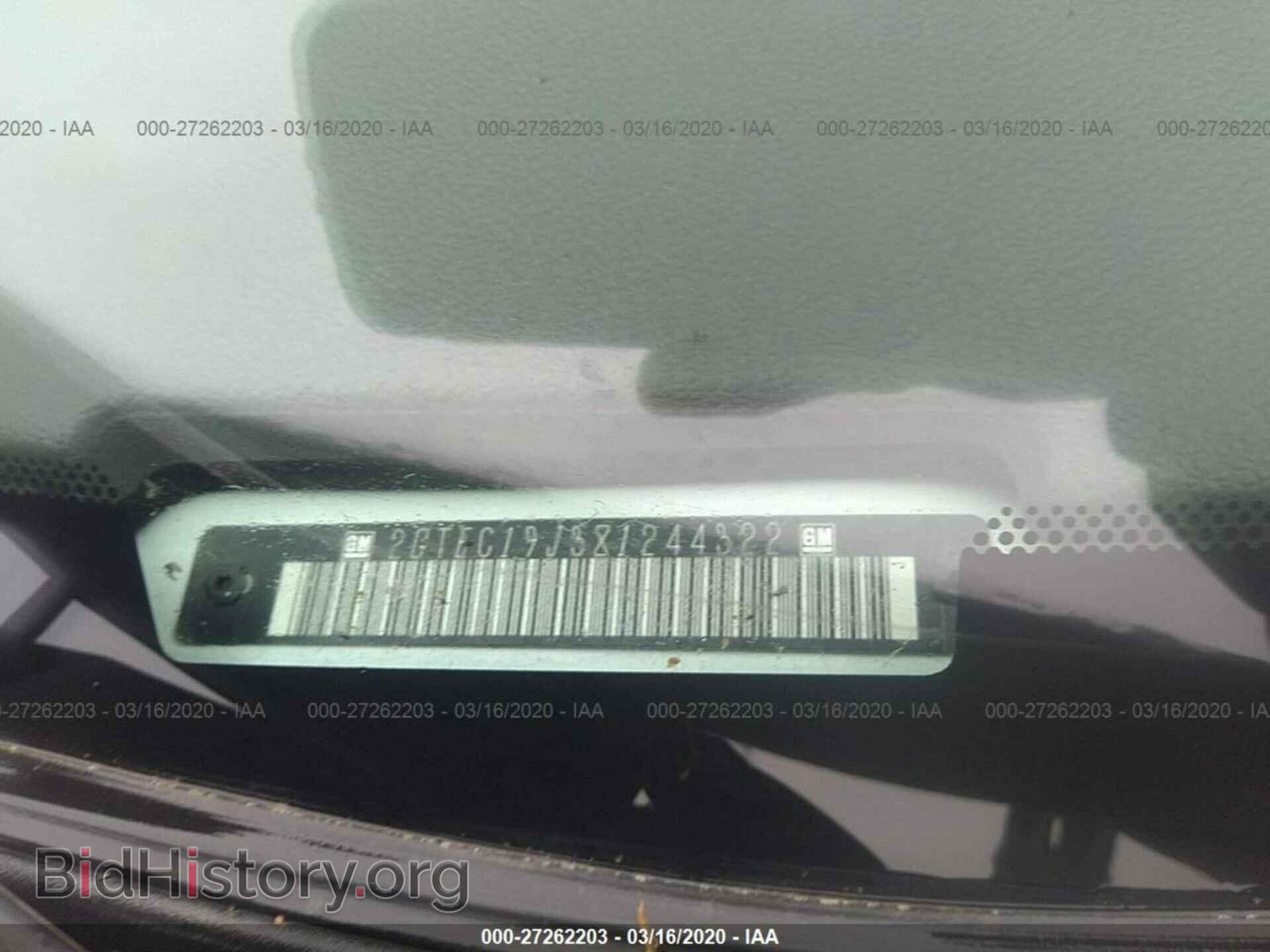 2008 GMC SIERRA - VIN: 2GTEC19J381244322 - Фото 9